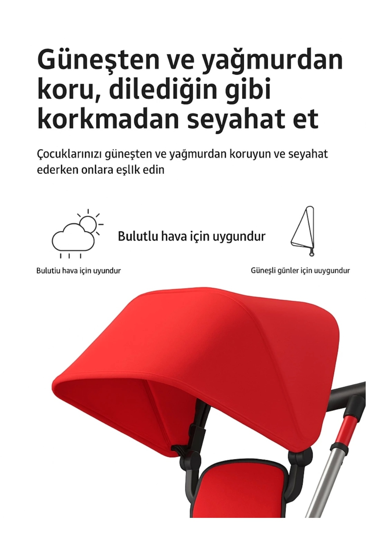 ining baby Katlanabilir Bebek Bisikleti Siyah Renk fotoğrafı 5 (önizleme)