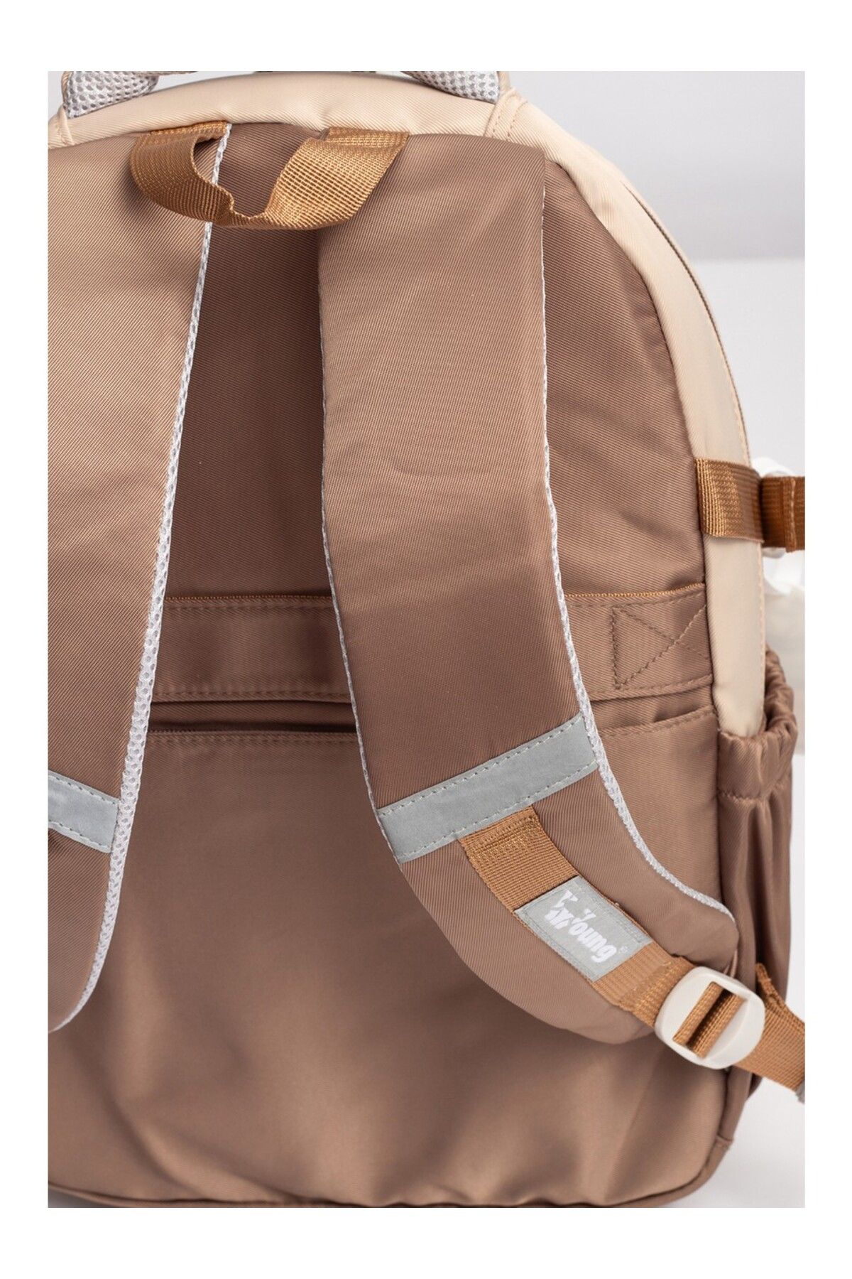 ÇÇS-Ççs 51939 School Backpack Student Daily Travel Holiday Sports Walking Trip Beige 5