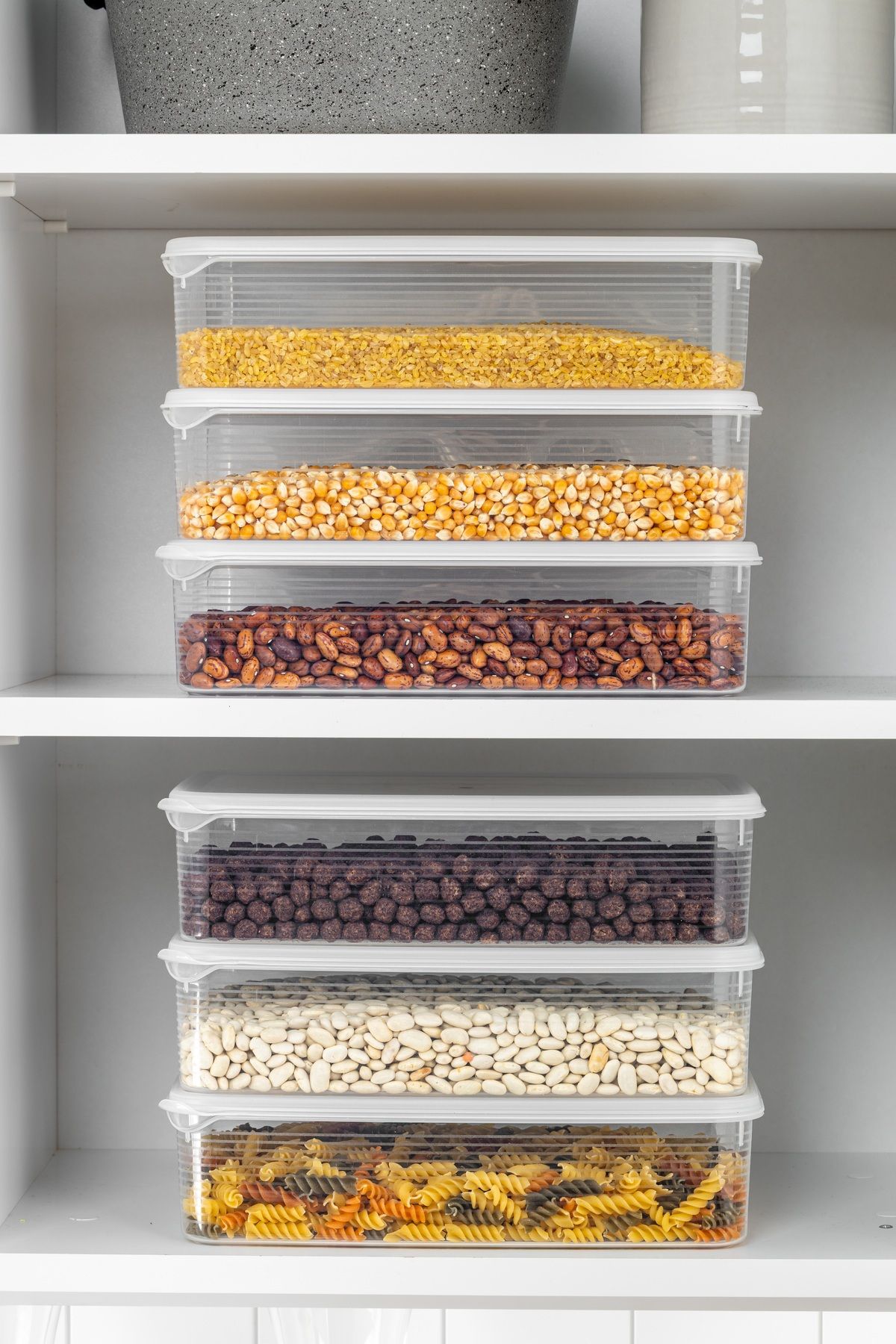 BRAMBLE LIFE-3.5 Lt Rectangular Food Pulses Storage Container Set 3