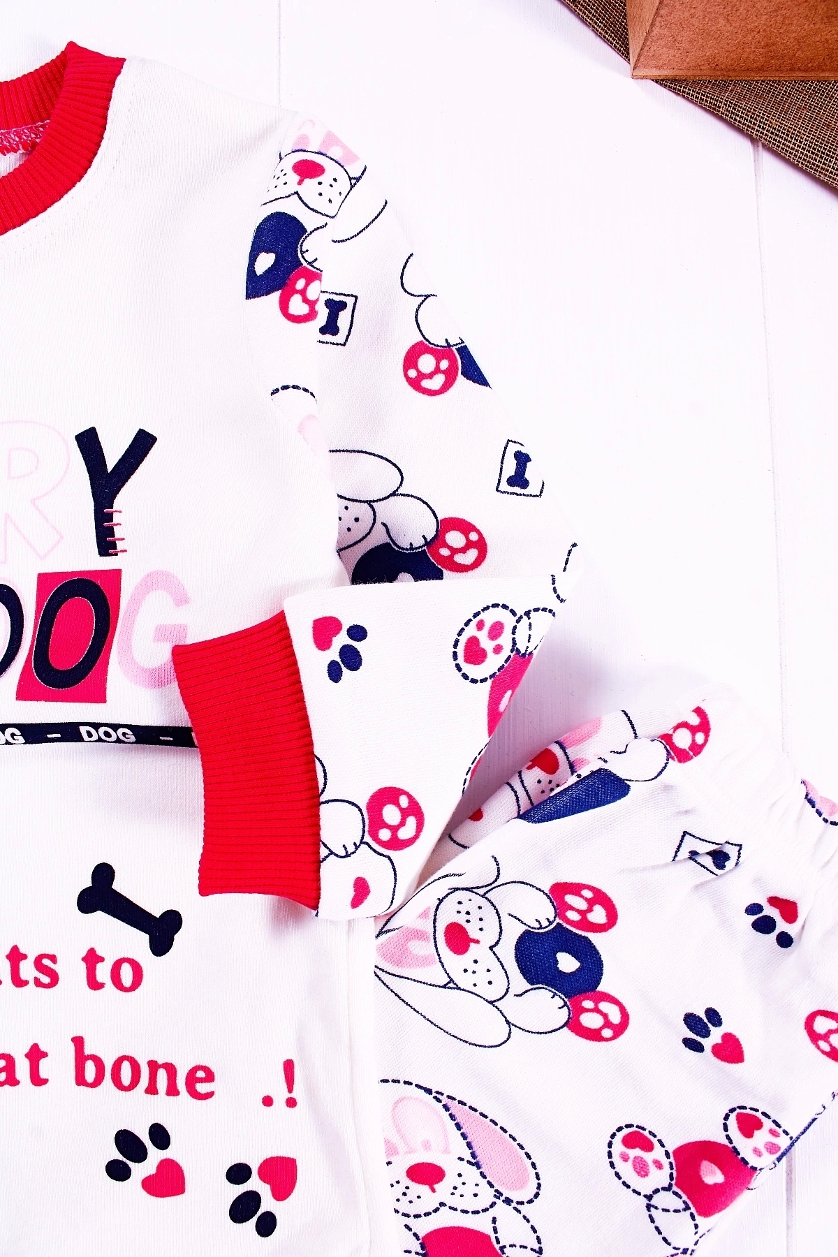 candar 6-24 Ay Hungry Kız Çocuk Pijama Takımı Fuşya fotoğrafı 5 (önizleme)