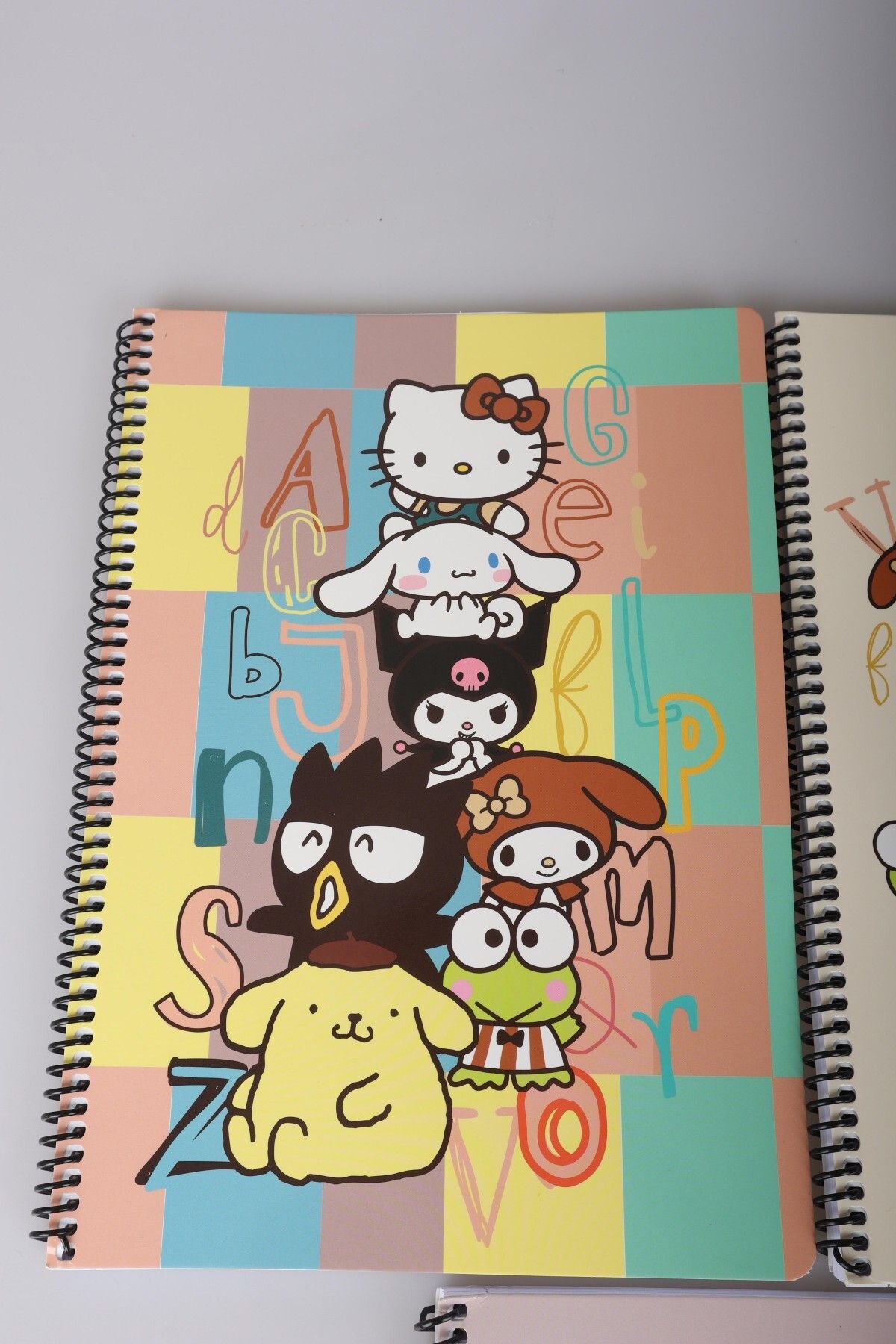 Hello Kitty-Dekomus with License Hello Kitty and Friends "Single" A4 Lined School Notebook 80 Leaves 3