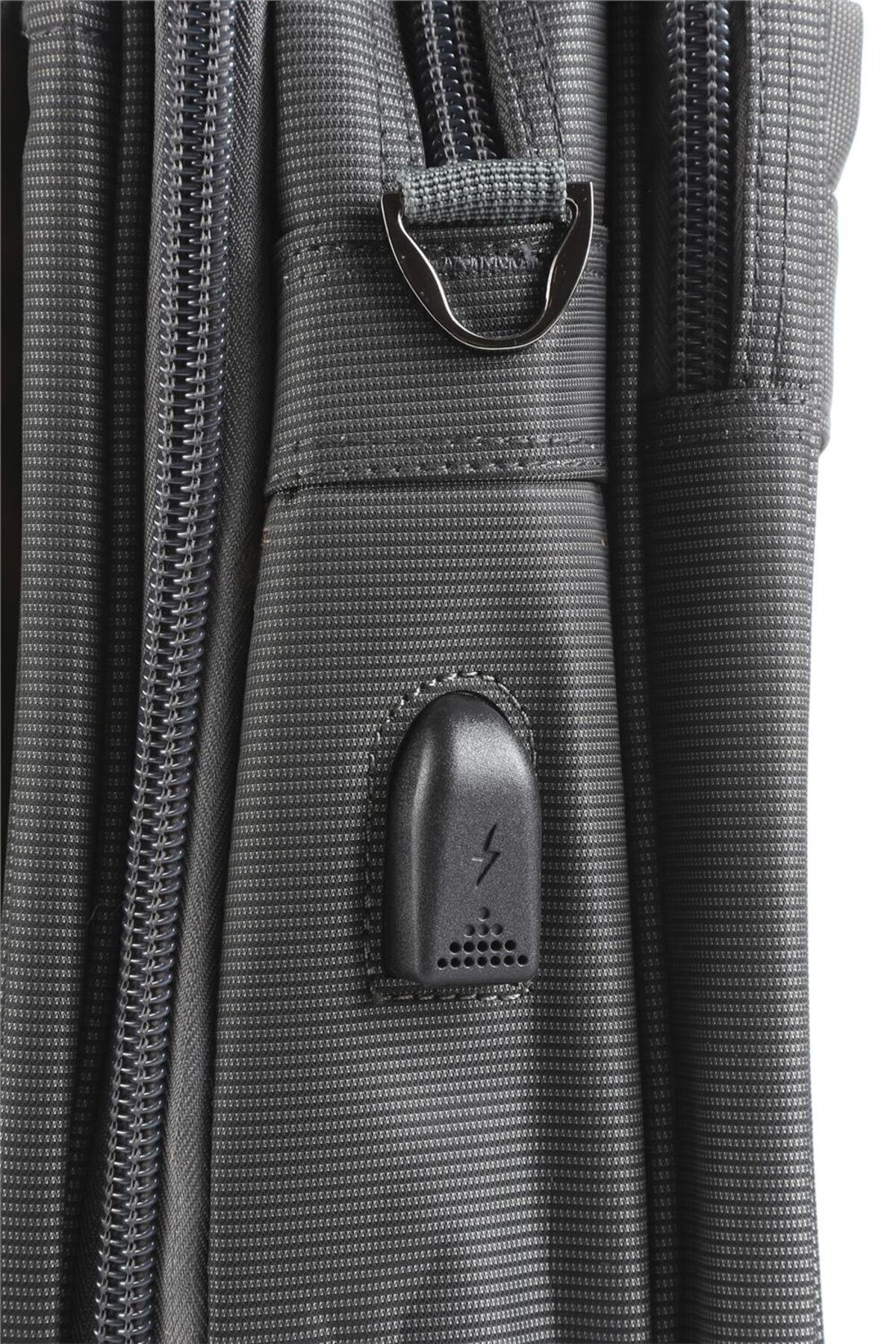 ÇÇS-71243 Unisex Gray Briefcase and Laptop Bag - Ccs-71243-Grey 5