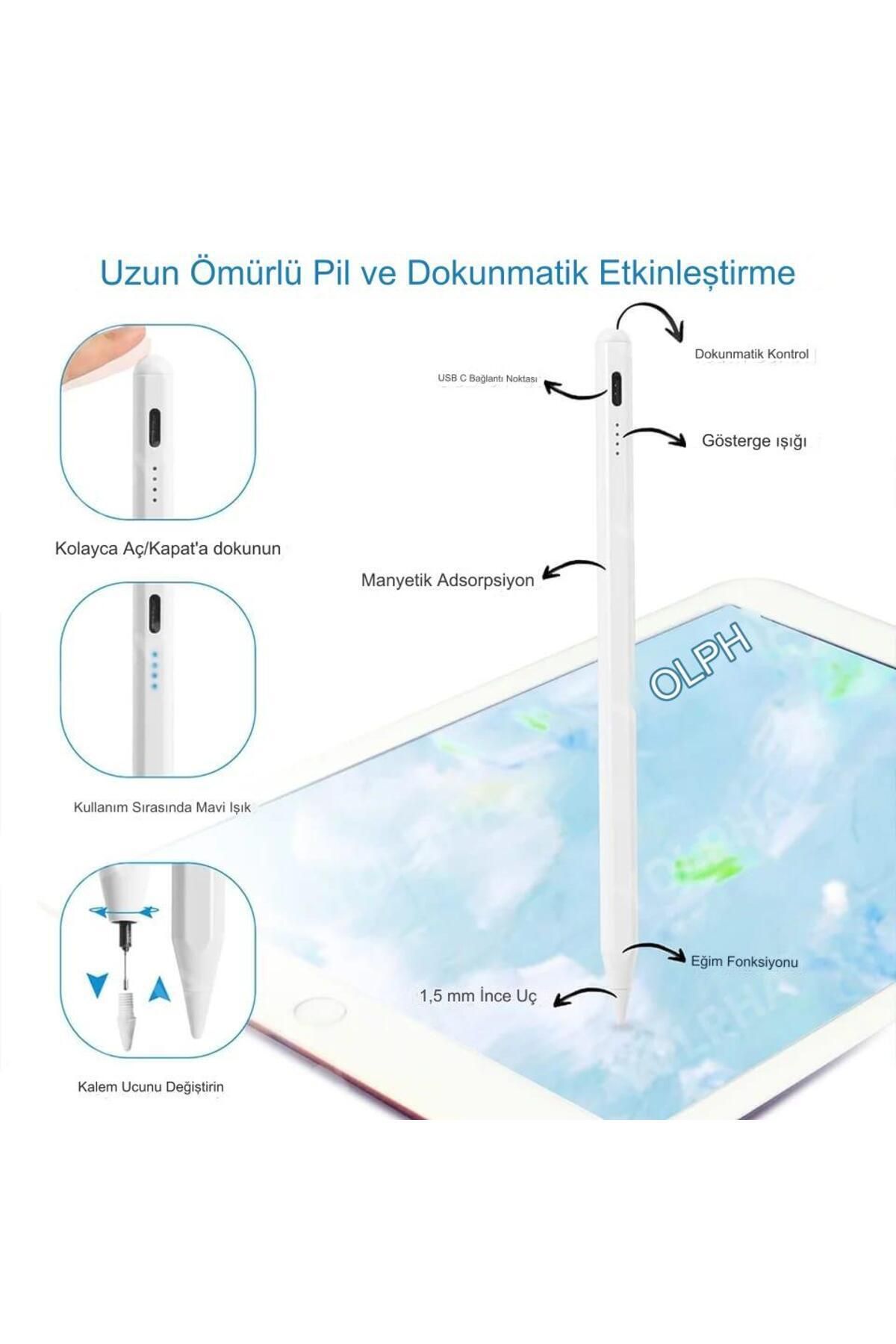 gökmer-قلم لوحي بلوتوث 2025 متوافق مع iPad Pro 13 بوصة (الجيل السابع) مع معالج M4 ورفض PALM YES 6