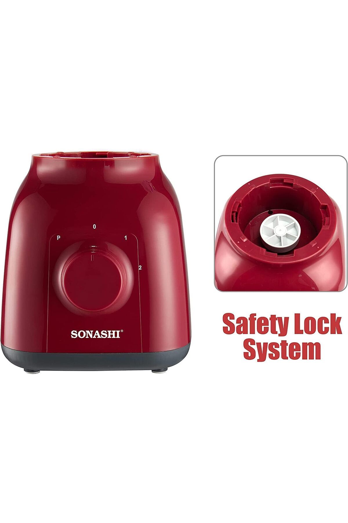 sonashi-خلاط 2 في 1 مع إعدادين للسرعة ونبض - طحن التوابل وصنع العصائر والعصير 350-650 6