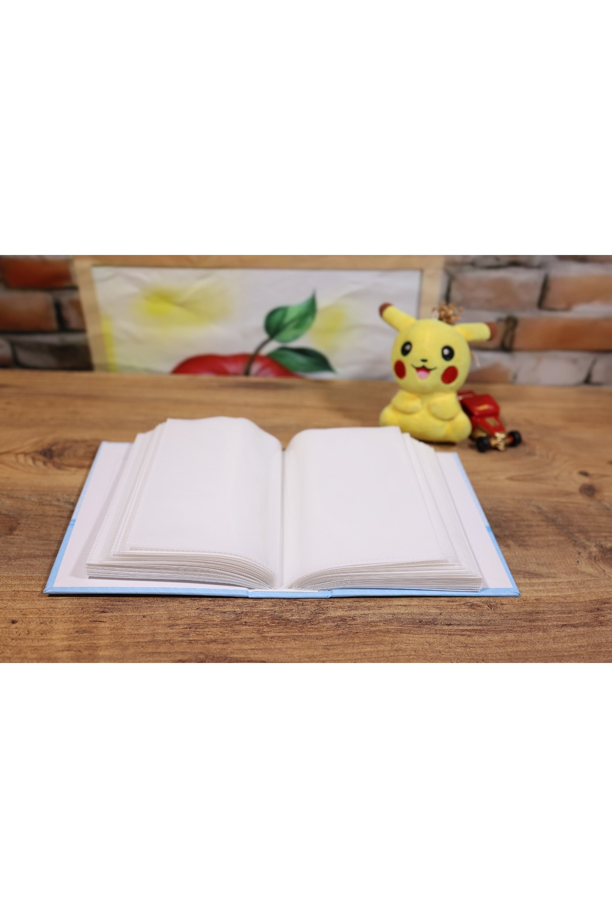 NRCN 10x15cm 100’lük Pencereli Bebek Fotoğraf Albümü Mavi fotoğrafı 6 (önizleme)