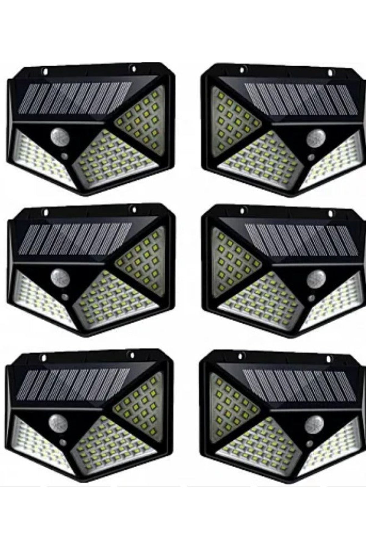 divendi-ro-Set of 6 ULTRA 100 LED Solar Lamps with Motion Sensor and 3 Light Modes 1