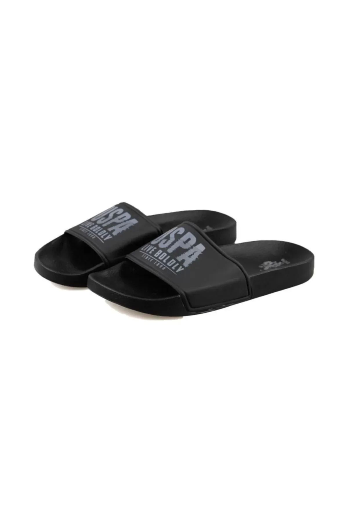 U.S. Polo Assn.-Μαύρες ανδρικές παντόφλες U.S. Polo Assn Gusty 2fx 101150576 2