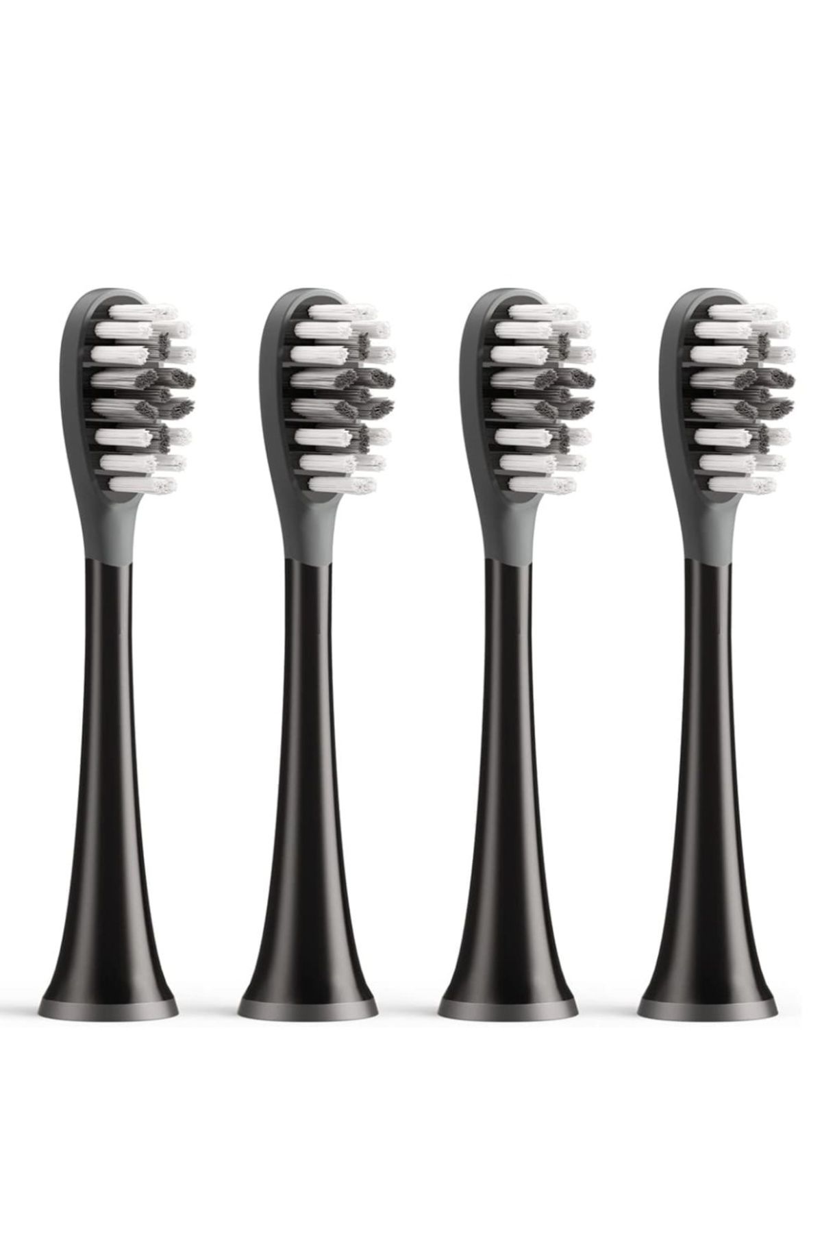 Bitvae-S2 Toothbrush Heads, Set of 4, Ultra Soft Bristles and Tongue Cleaner, GCS22, Black 1