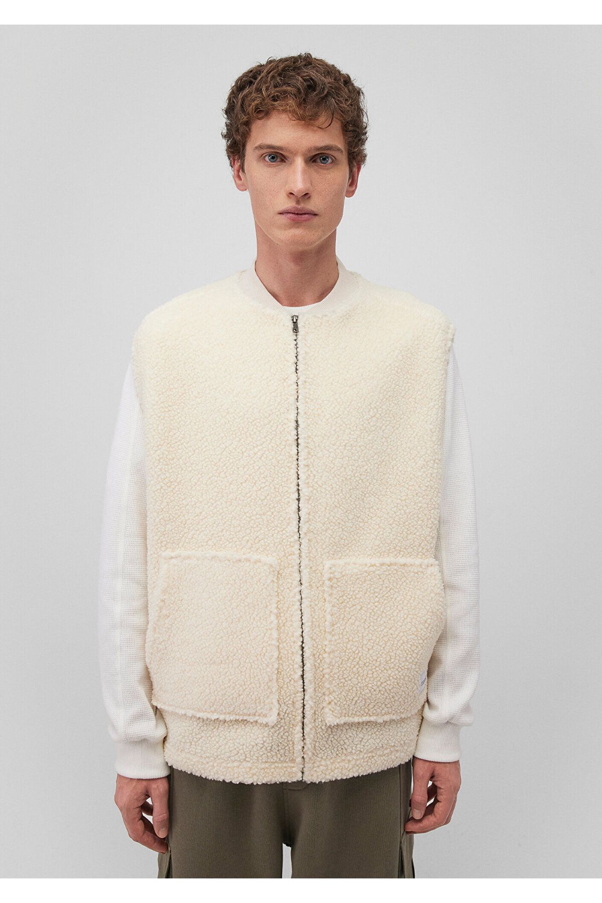 Mavi-Ecru Sherpa Vest Loose Fit / Loose Relaxed Fit 0S10262-70057 4