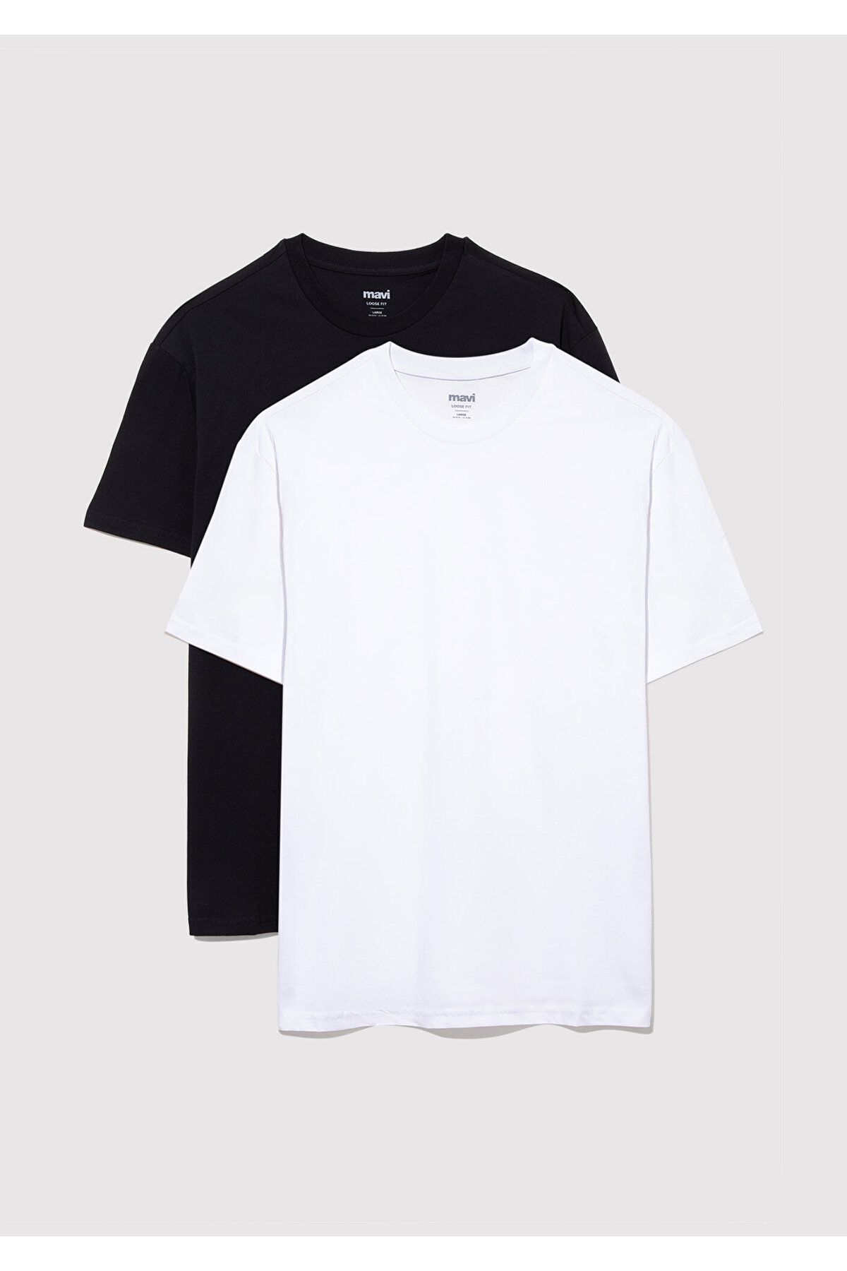 Mavi-2er-Pack Basic-T-Shirts für Herren mit lockerer Passform/lockerer, entspannter Passform 0612317 -900 1
