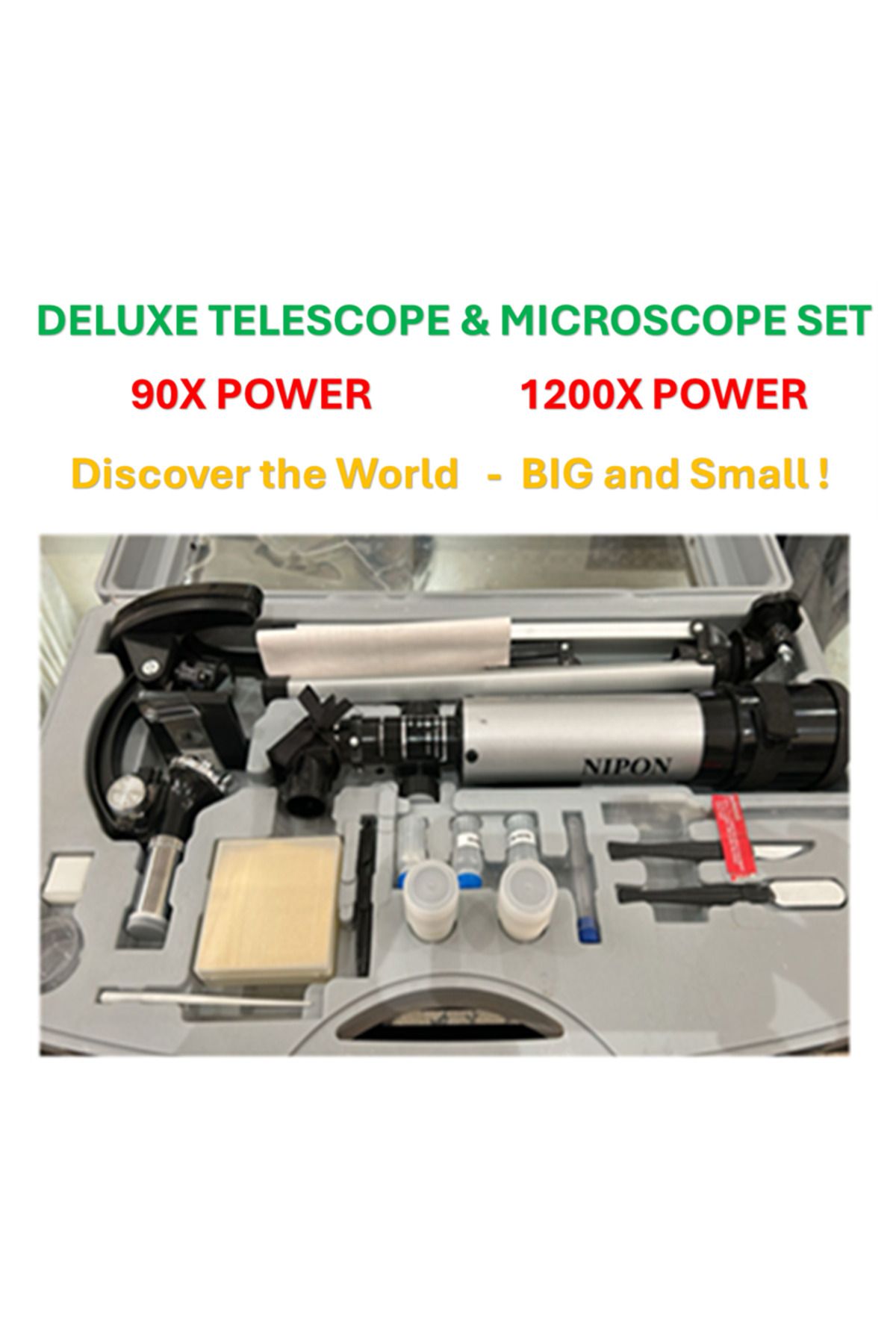WXJ13-Telescope and microscope set with tools 3