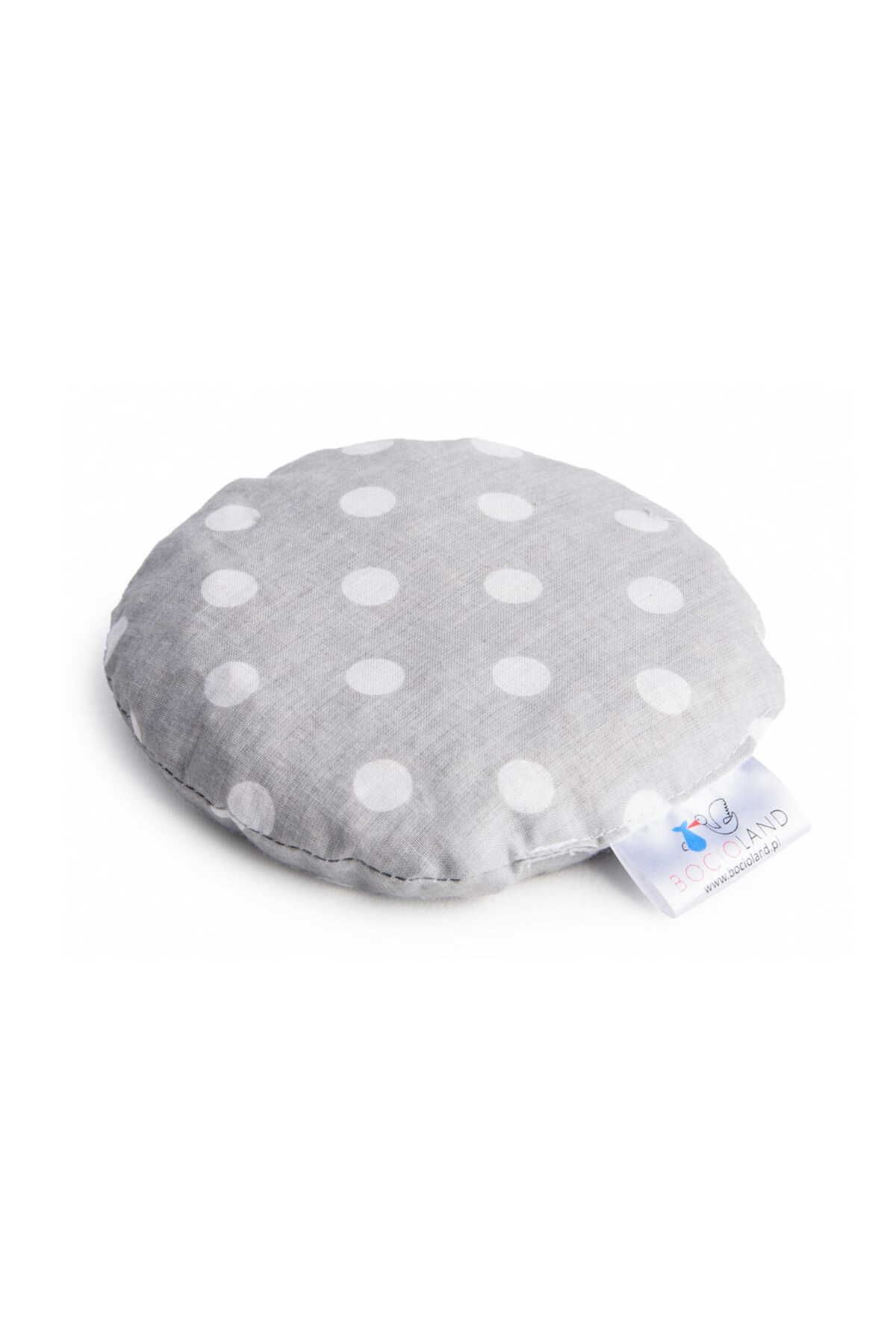 Bocioland Pernuta Anticolici, Umpluta Cu Samburi De Cirese, Husa Din Bumbac, Diametru 14 Cm, Beans - One Size