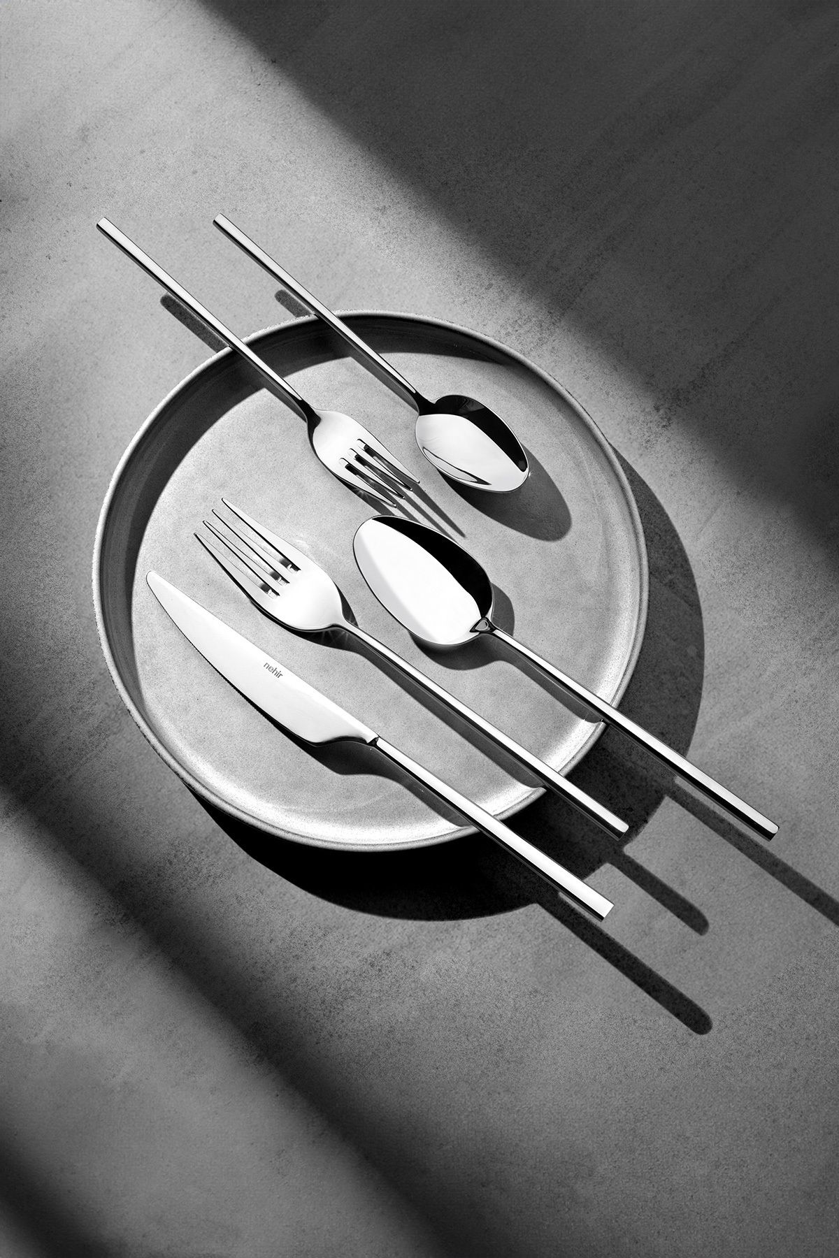 Nehir-Gloria Simple 12 Person 84 Piece Boxed Cutlery Set 4
