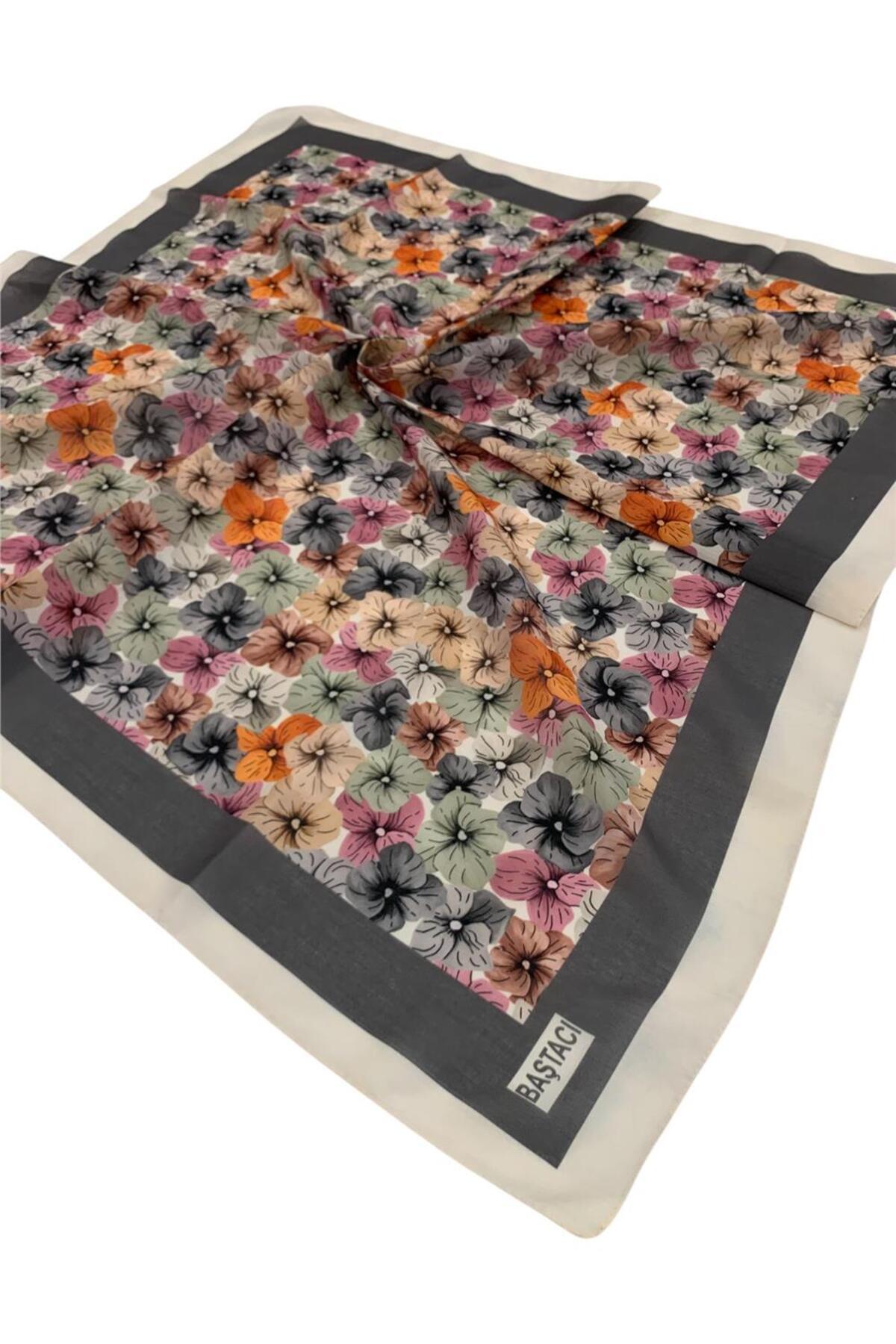 Nine-Baştacı Soft 0110 Gray Scarf 4