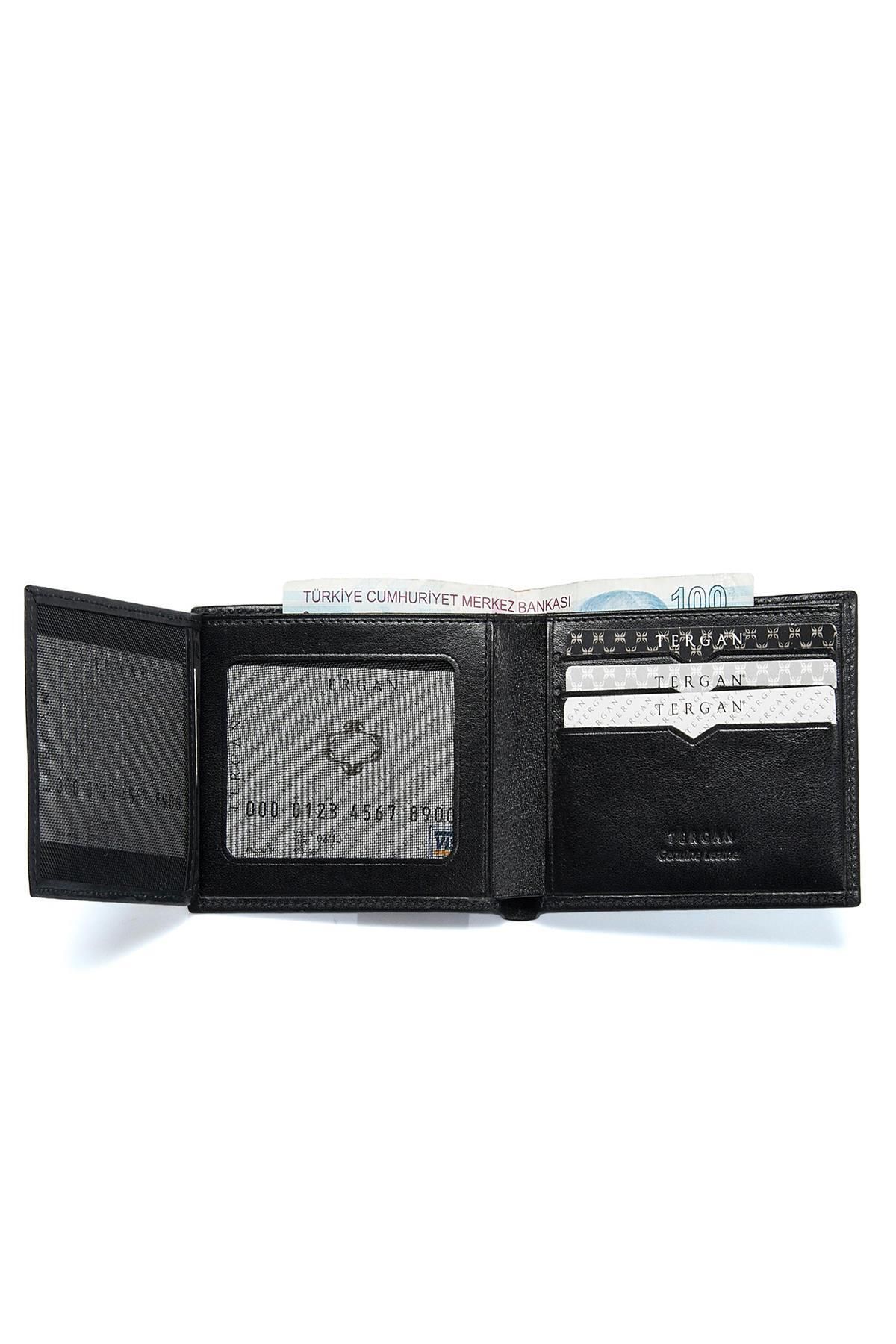 Tergan-S1CE00001228 Ανδρικό Πορτοφόλι - Μαύρο 2