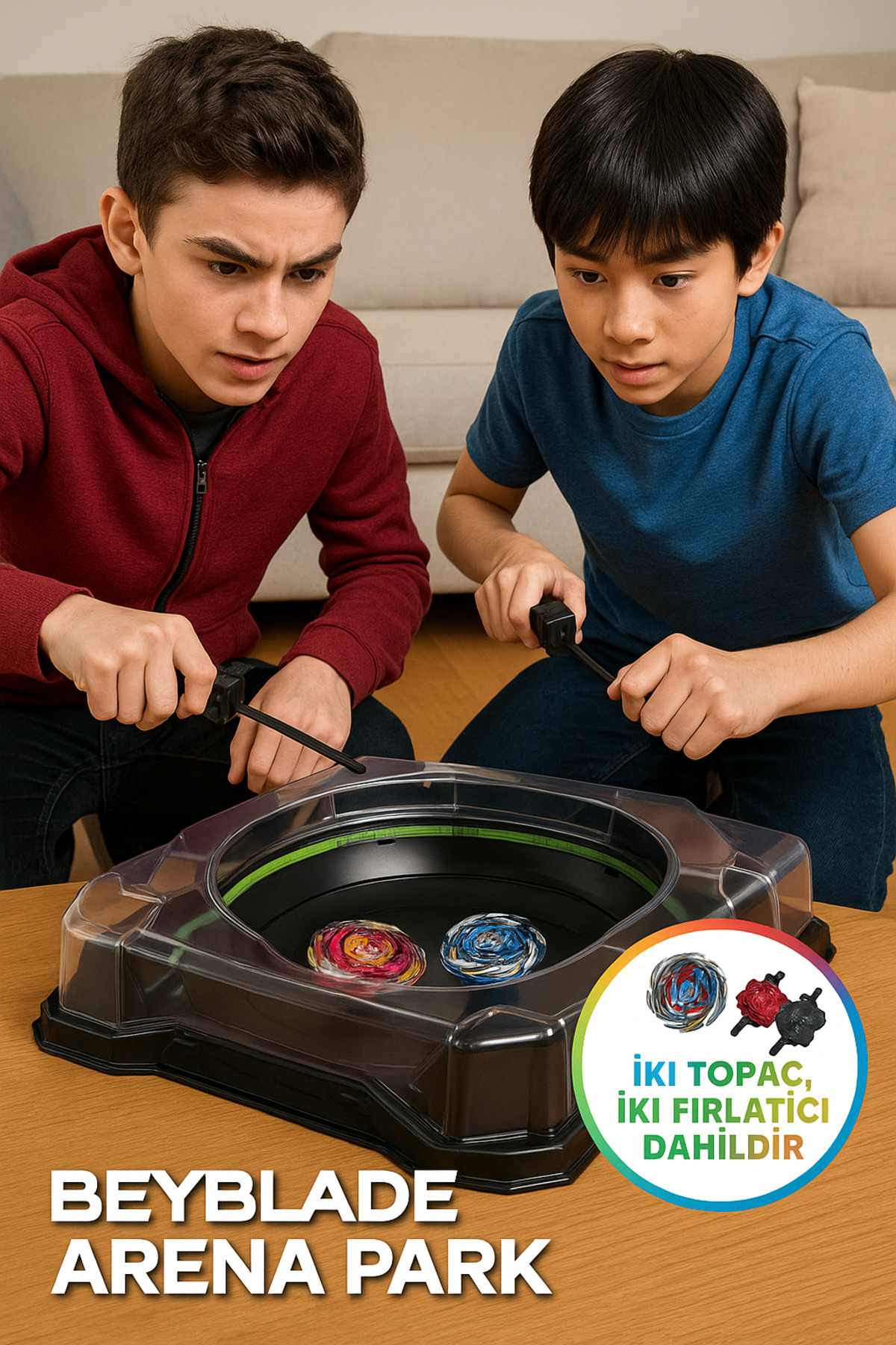 TOYFEST Beyblade Kapışma Arenası X-celerator Rail Extreme Battle