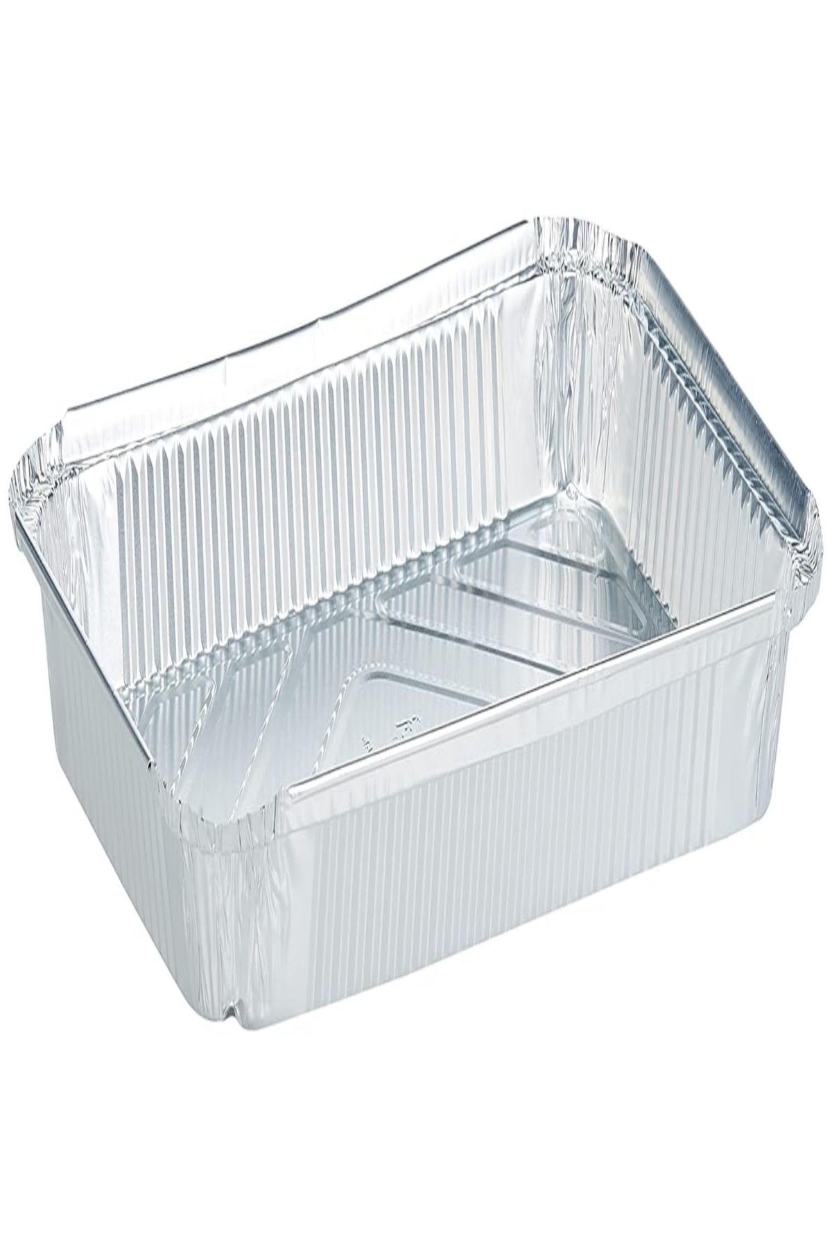 Falcon-Aluminium Container With Lid 102 - 10 Pcs | 1020ml Each | Durable & Reusable 7