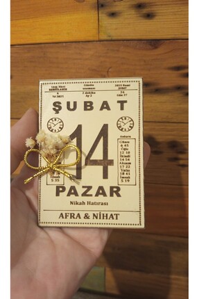 ereltasarım 20 Adet Maarif Takvimi Magnet Söz, Nişan, Kına, Nikah Hediyelik N...