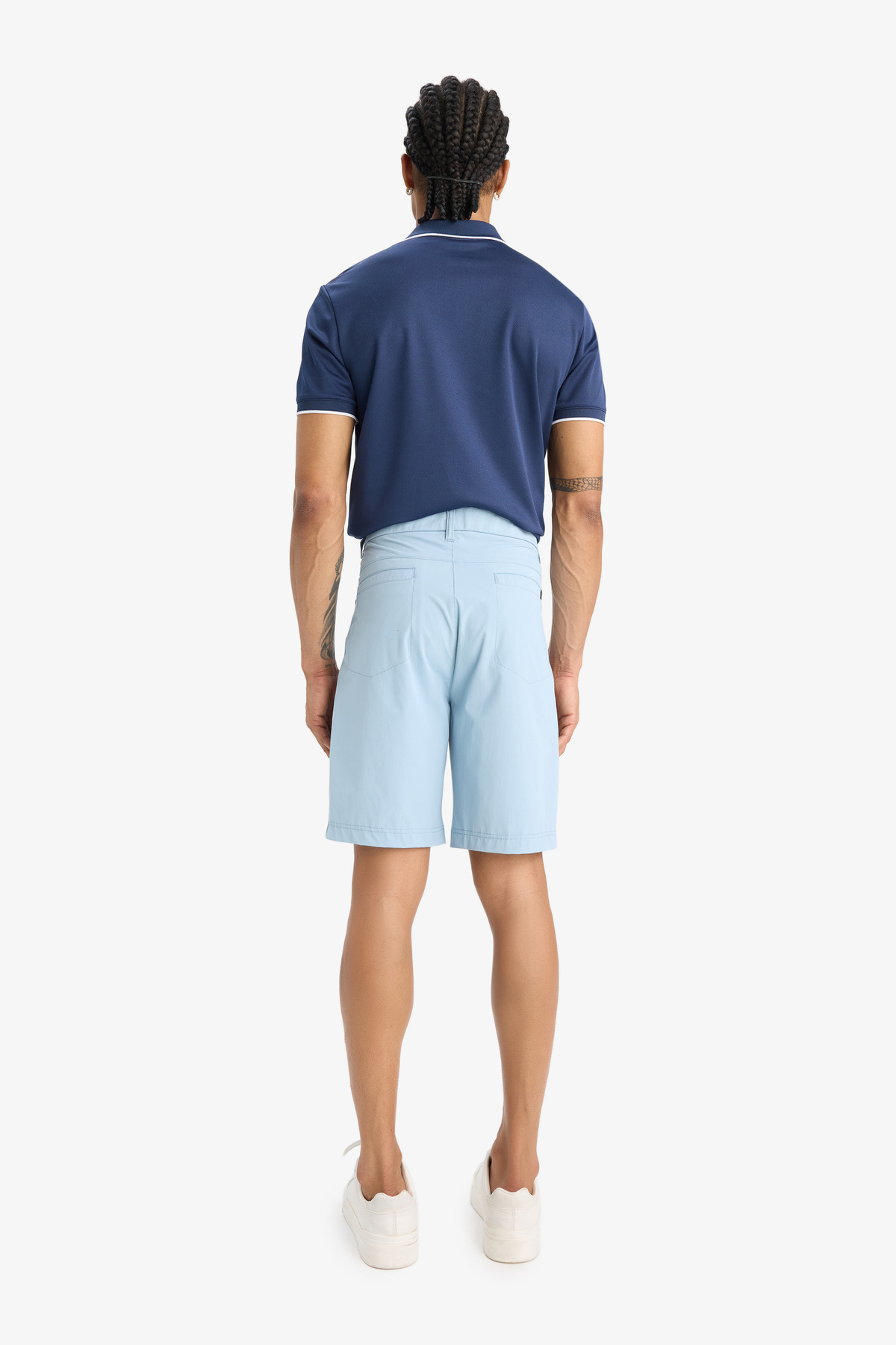 DeFacto-Defactofit Stretch Fabric Standard Fit Sportsman Woven Shorts E4138Ax25Sm 7