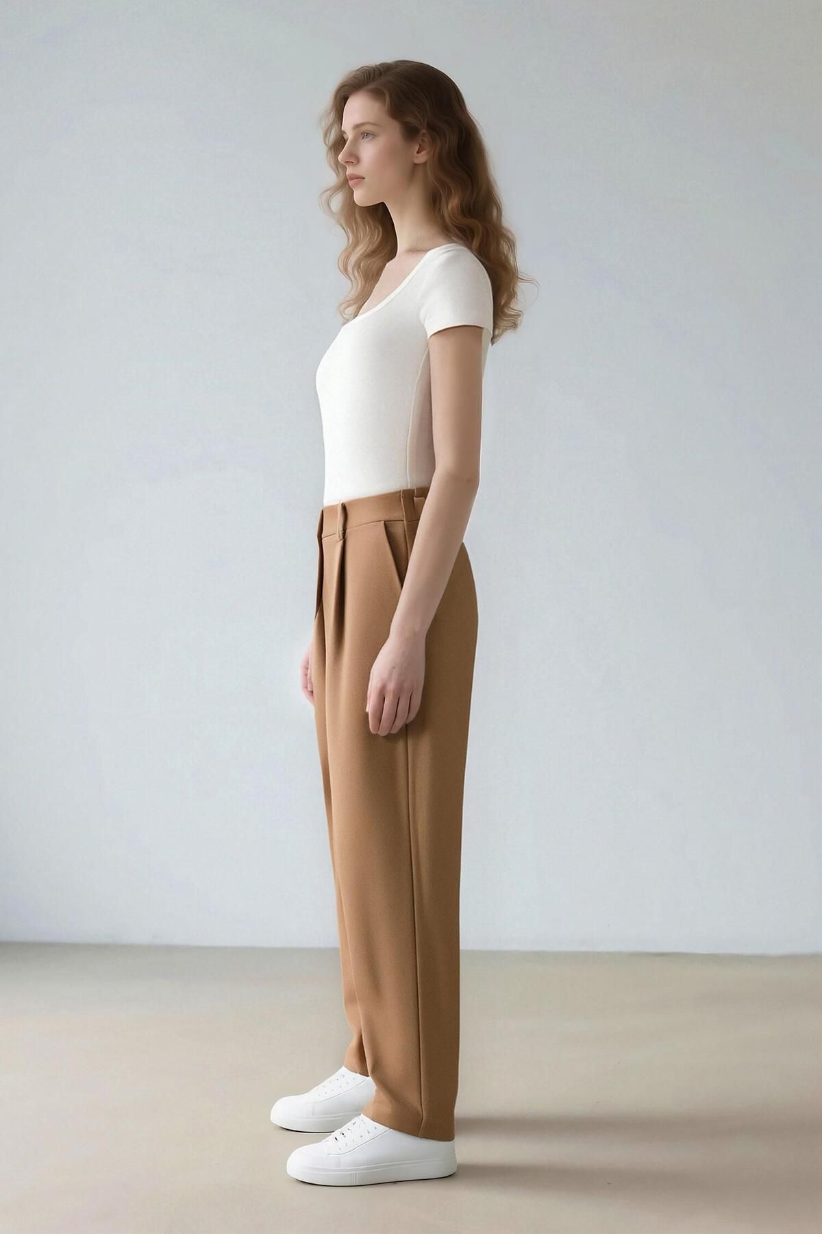 DeFacto-Sorbe X Tapered Fit Pants with High Waist Pockets - D9908Ax24Au 6