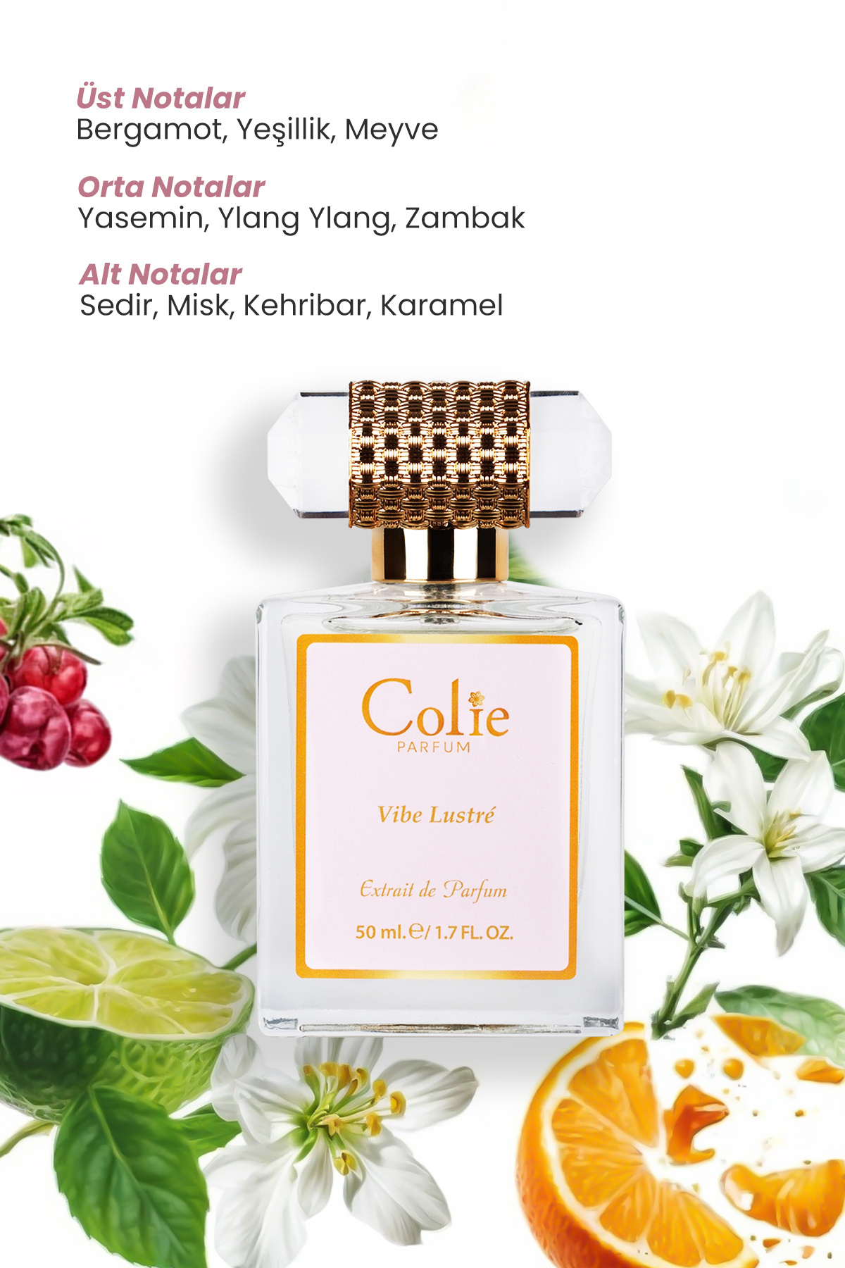 عطر زنانه Vibe Lustré 50 میلی لیتر — 868488049403A — تصویر 6 از 9