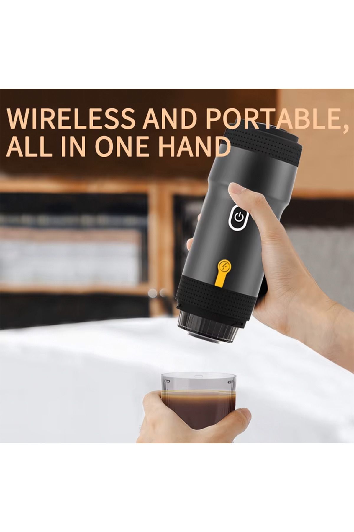 Generic-Portable Coffee Maker with 7500mAh Battery – Travel Espresso Machine 4