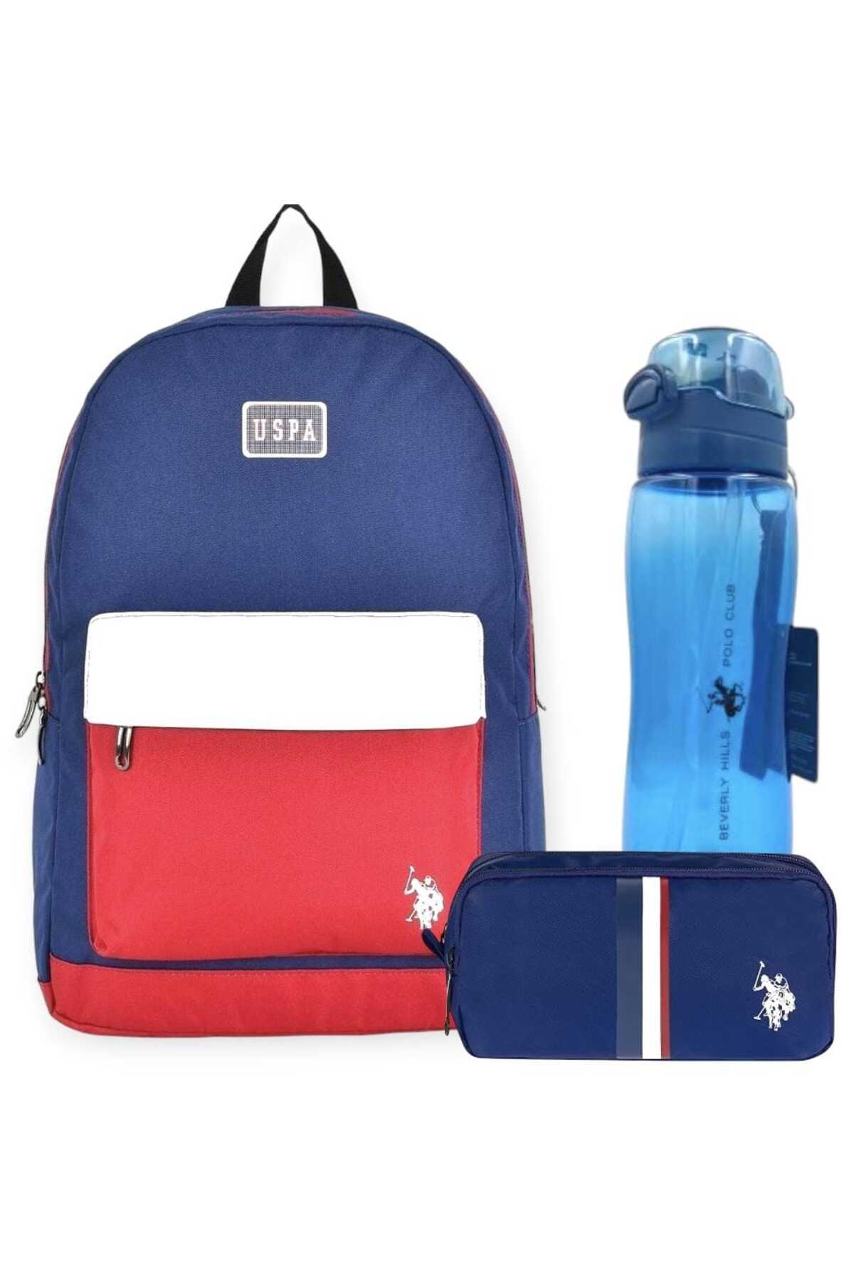 یو اس پولو کوله پشتی U.S. Polo Assn.، جا مدادی U.S. Polo Assn. - بطری آب و فلاسک رایگان شامل می‌شود