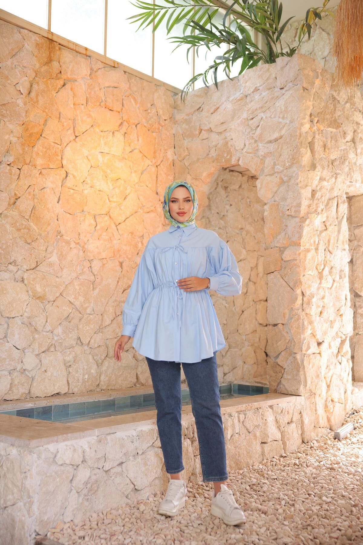 Nergis Neva Butik-Tunic with Drawstring Waist 4
