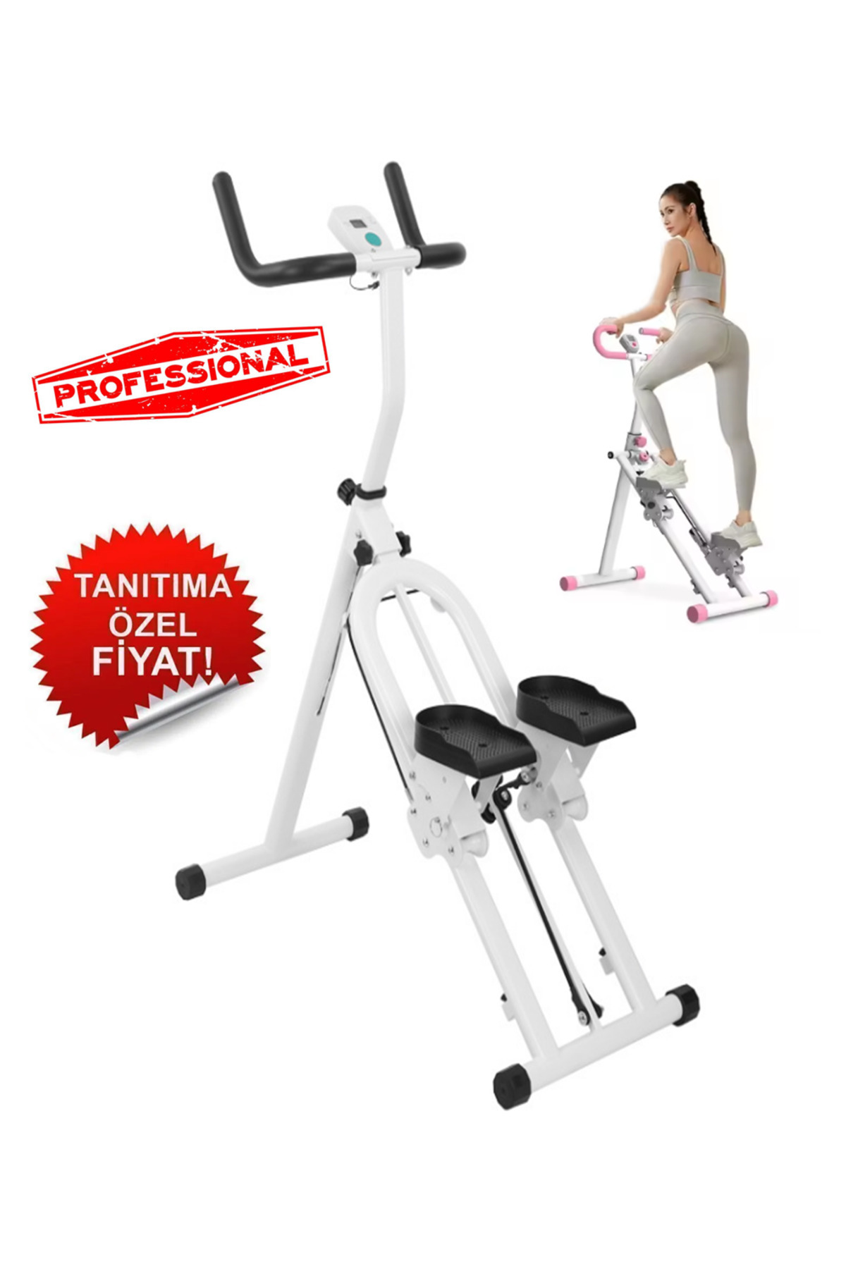 Havana C-01 Katlanabilir Dikey Tırmanma Egzersiz Aleti Stepper Kondisyon Bisikleti Spor Aleti Fitness Aleti