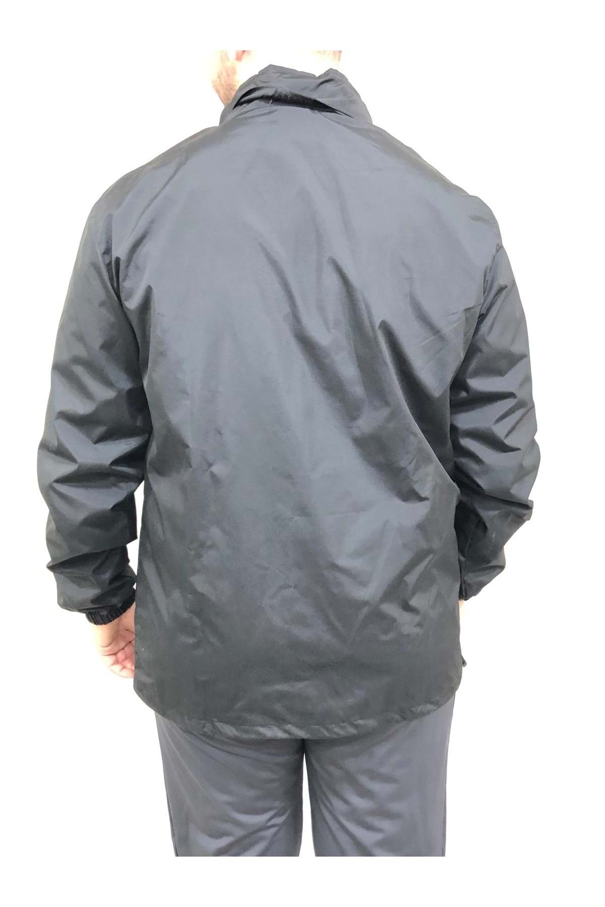 UHLSPORT-1101750 Hooded Play Raincoat Tracksuit Top Men's Jacket Black 4