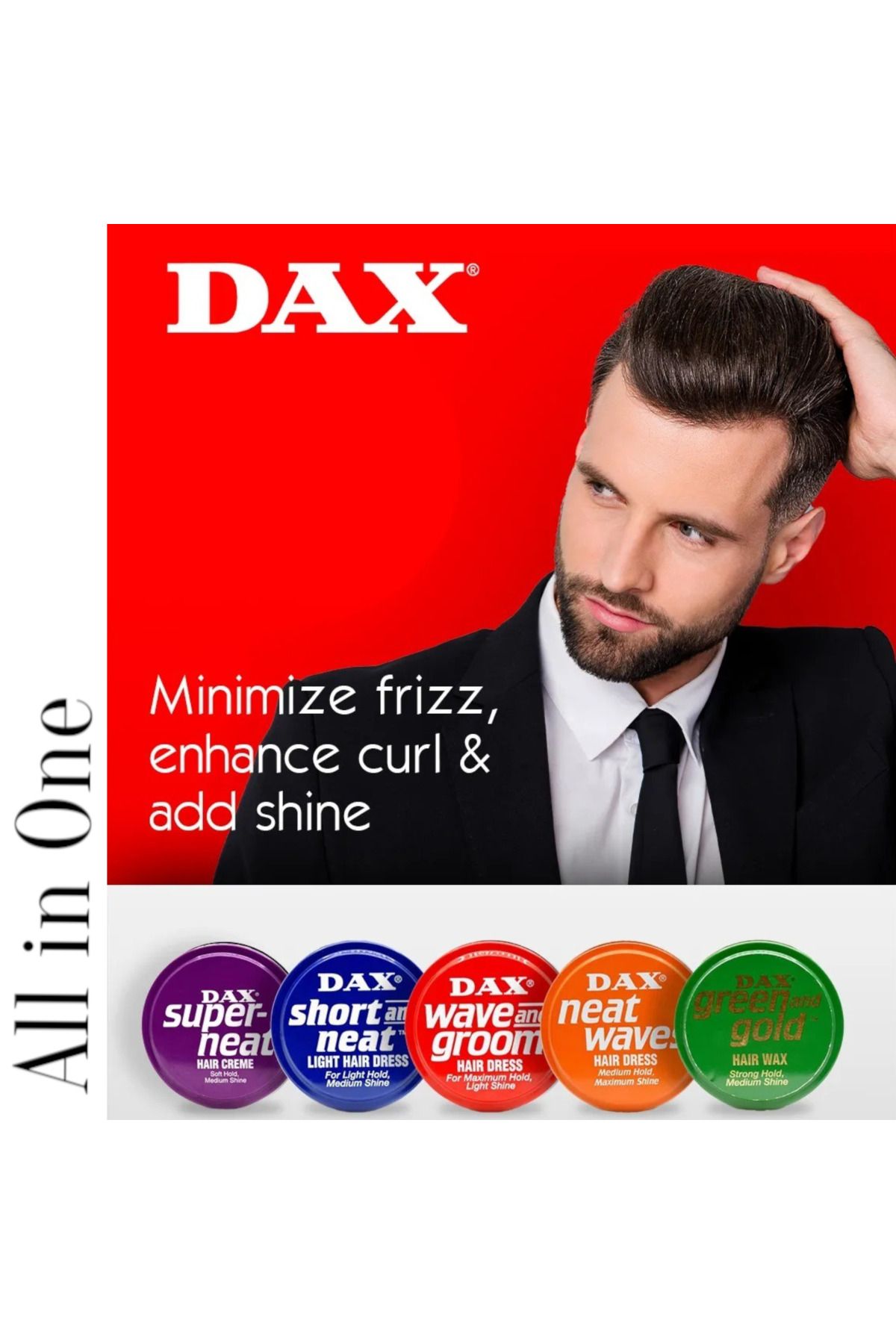 Dax-Wave And Groom Hair Dress: Strong Hold, High Shine, Perfect For Waves & Slick Styles 5