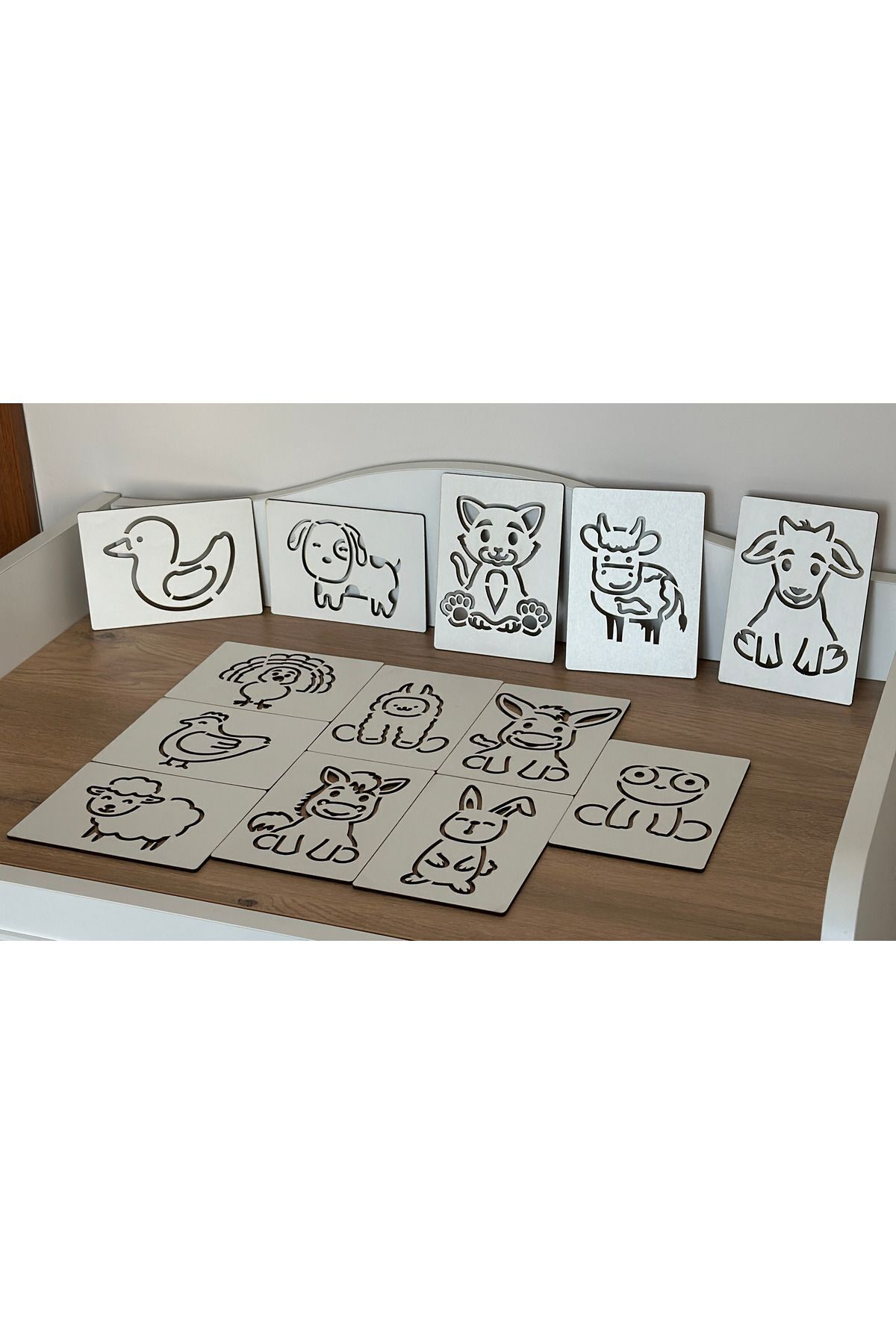 Karter İnovasyon Çiftlik Hayvanları Çizgi Çalışma Seti, Eğitici Oyuncak, Montessori Eğitim Oyuncak, Motor Zeka Oyun fotoğrafı 3 (önizleme)