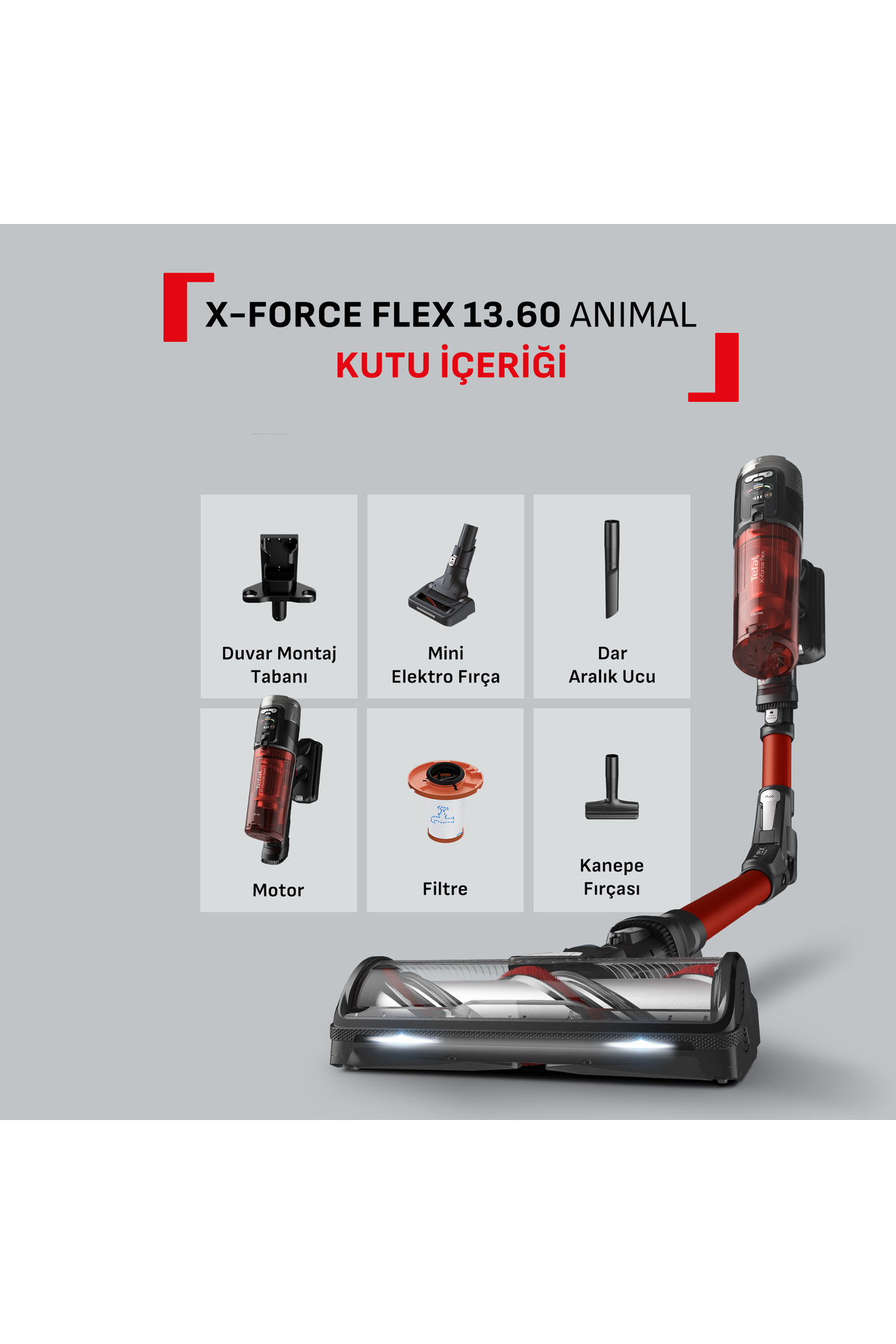 TEFAL-X-Force Flex Cordless Vertical Vacuum Cleaner - Animal 150 Air Watts 2211401287 8