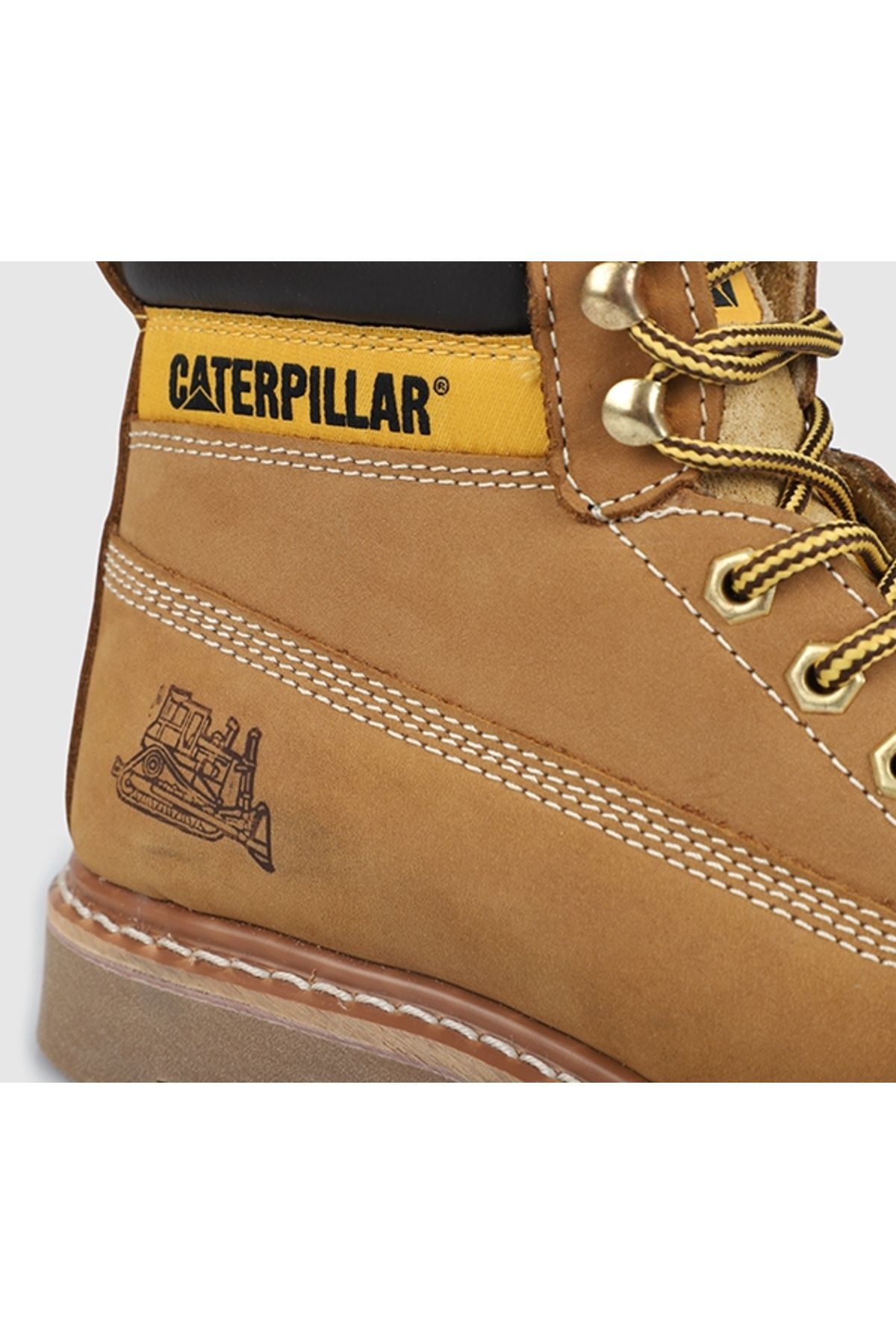 Caterpillar-Дамски ботуши от набук в цвят меденожълт цвят Колорадо 015G100095 5