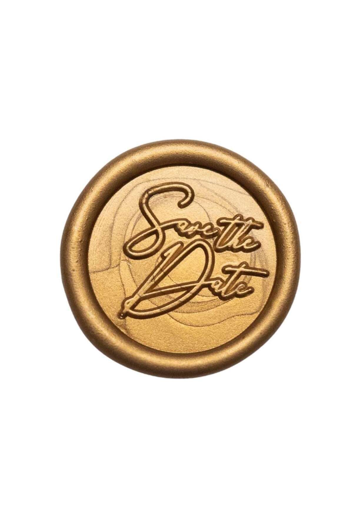 OEM-10x Wax Seal, "save The Date" Pattern/sigiliu De Invitație / Sigiliu De Ceară 1