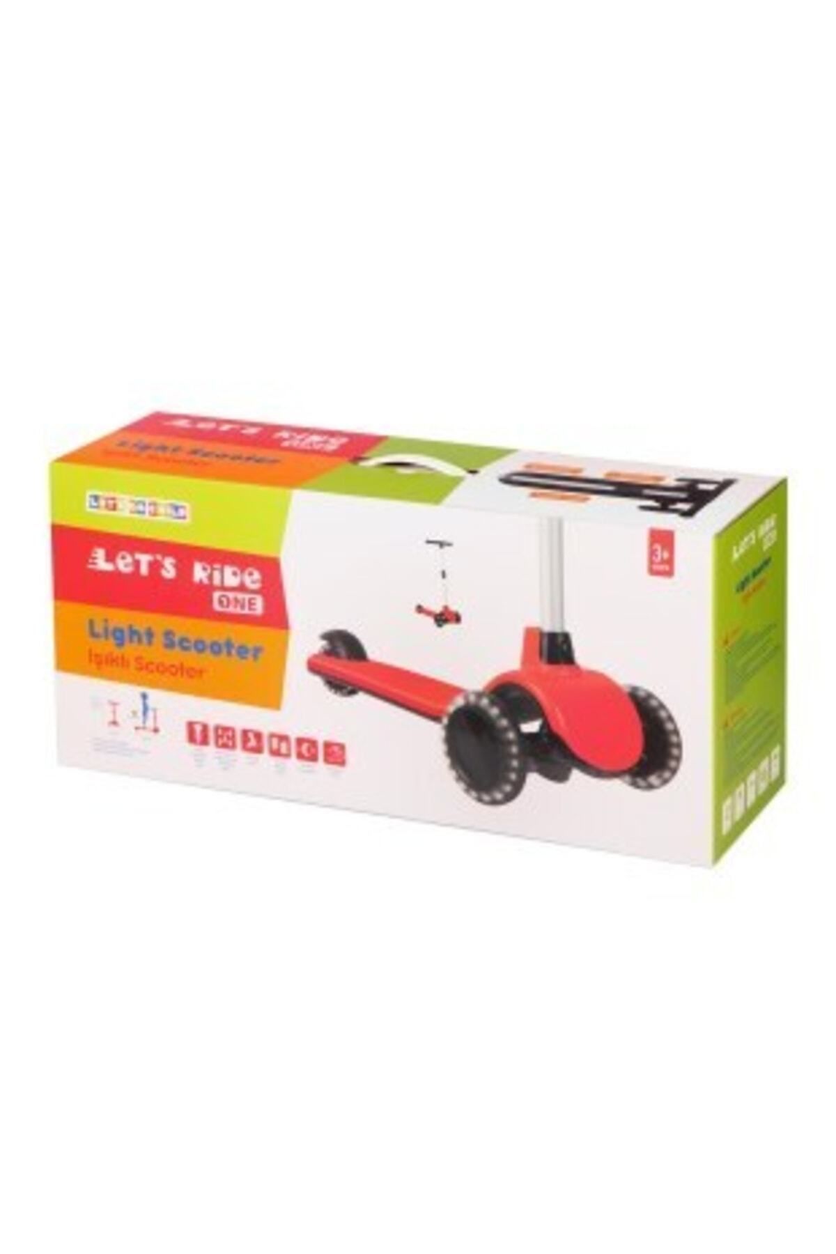 lets be child-Lc Let's Ride Red Children's Scooter with Light and 3 Wheels 8