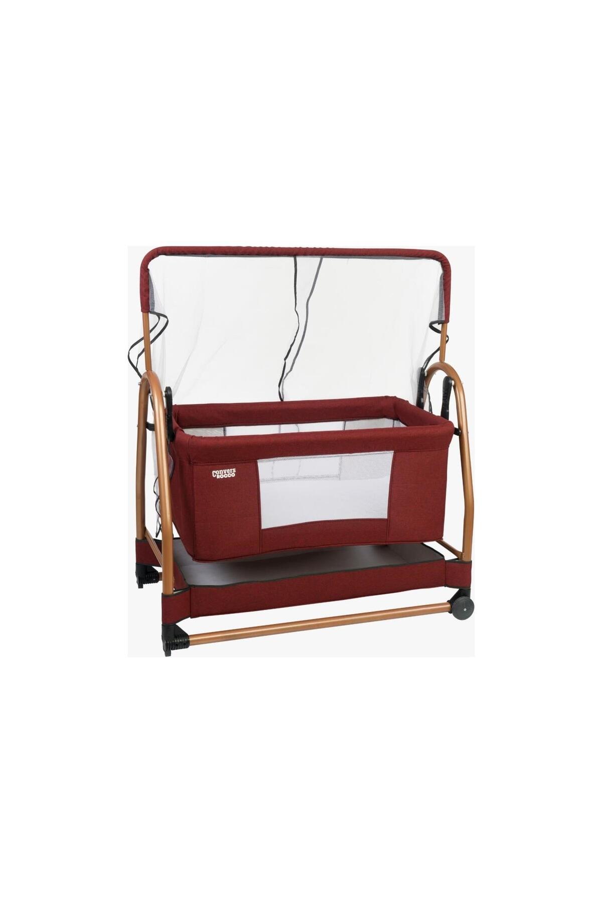 Genel Markalar Rocco Sallanabilir Bebek Beşik Bordo fotoğrafı 2 (önizleme)