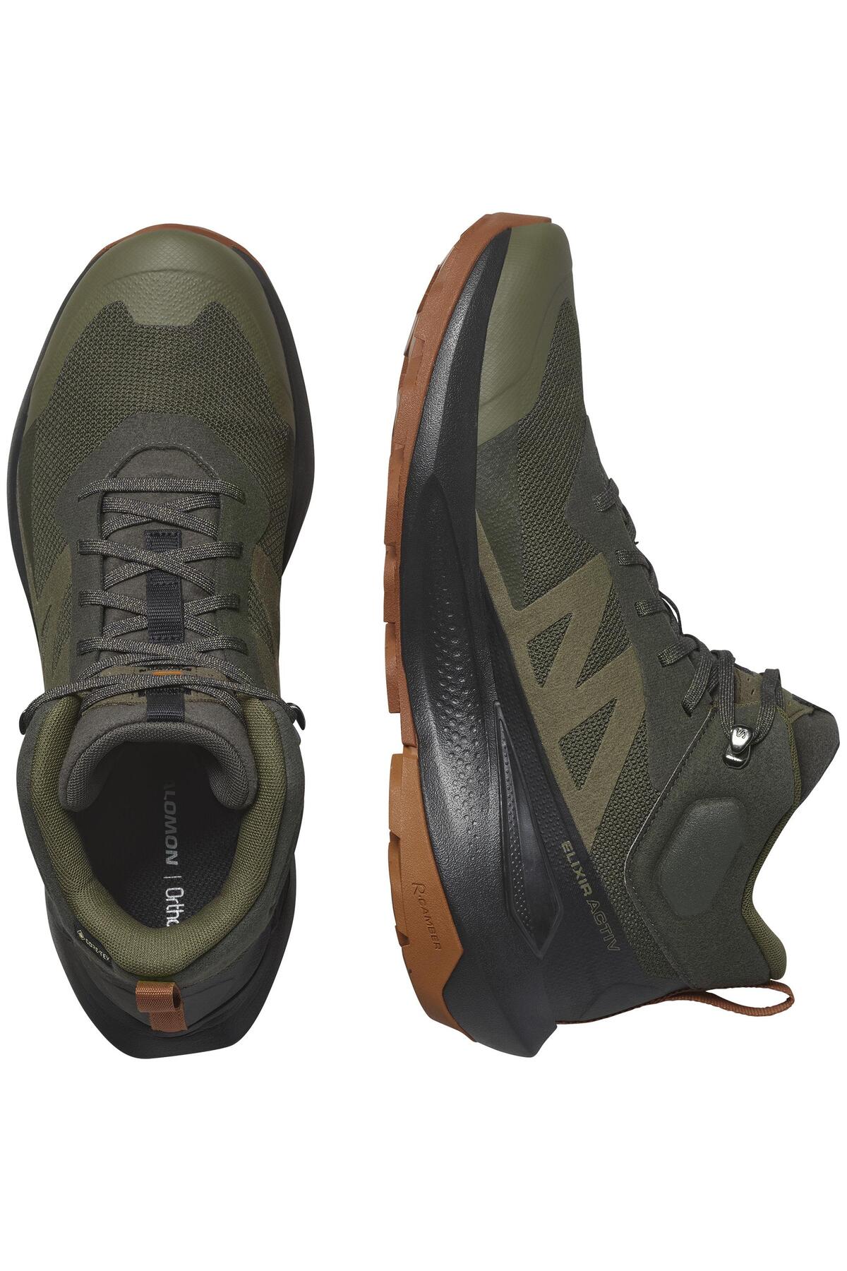 سالومون چکمه‌های فضای باز مردانه Elixir Active Mid GTX