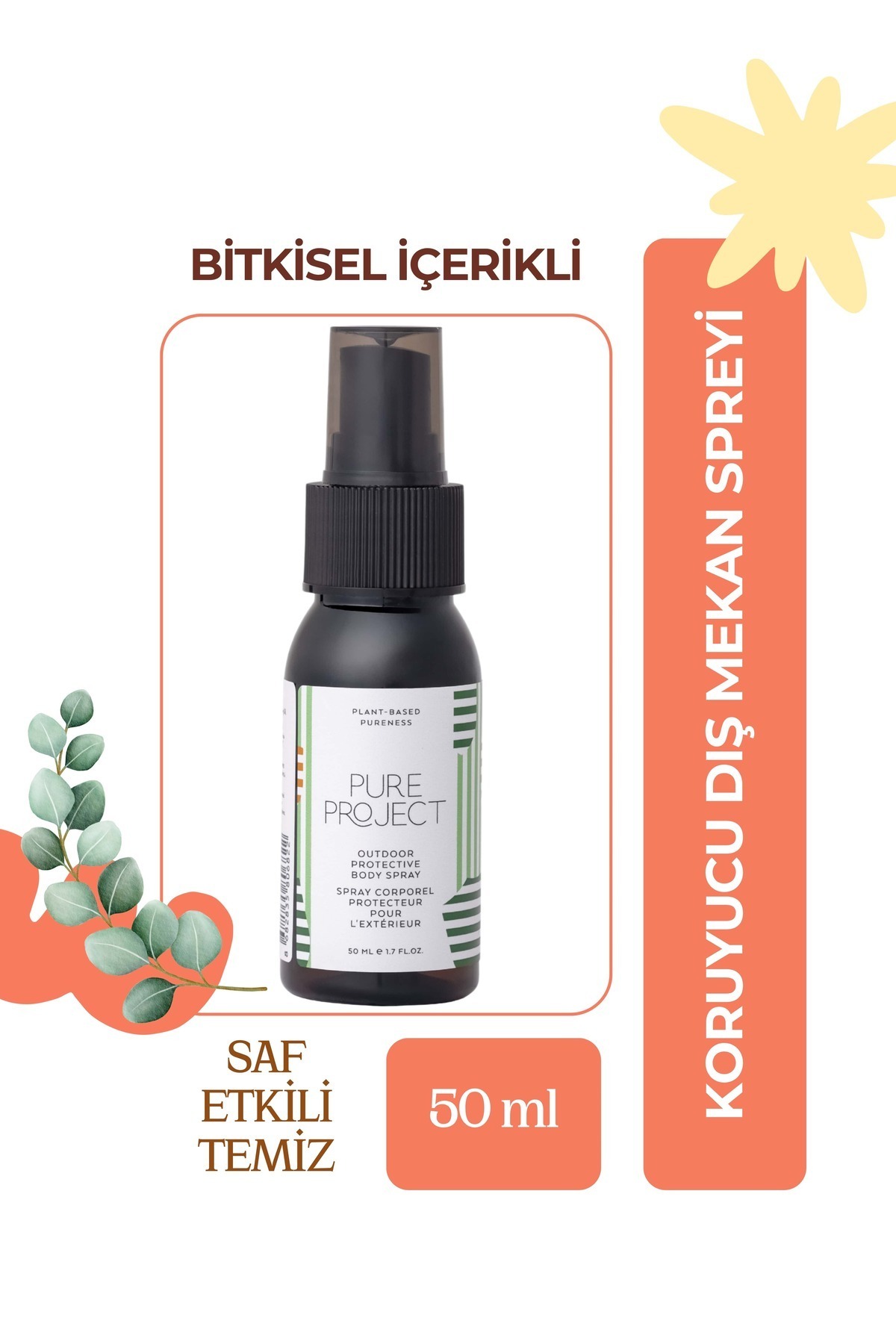 Pure Project Vücut Koruyucu Dış Mekan Spreyi