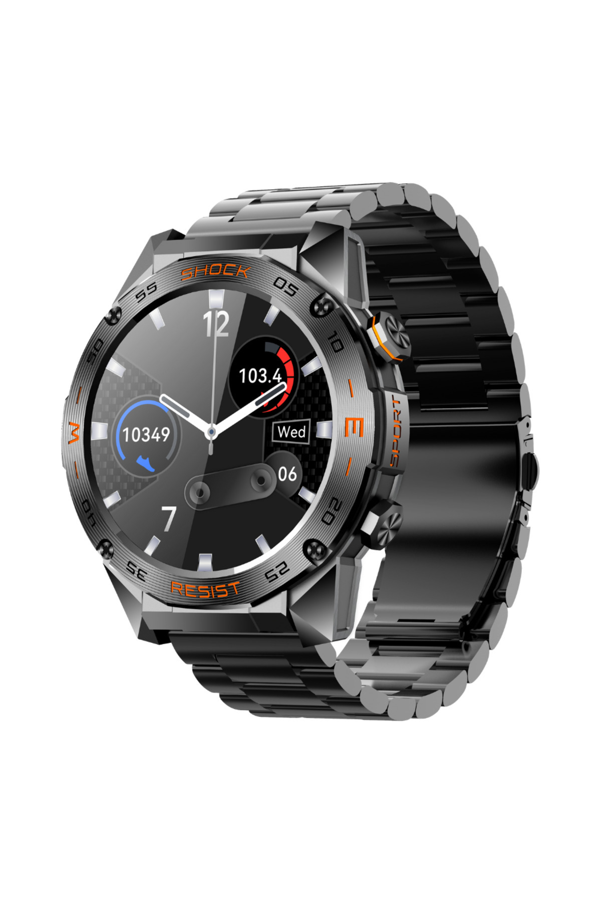 OEM-TWINKLER® TKY-FT06 Men's Smartwatch with Health Monitoring and Bluetooth 5.2 3