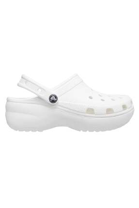 Crocs Classic Platform Clog W 206750-100 Beyaz Terlik