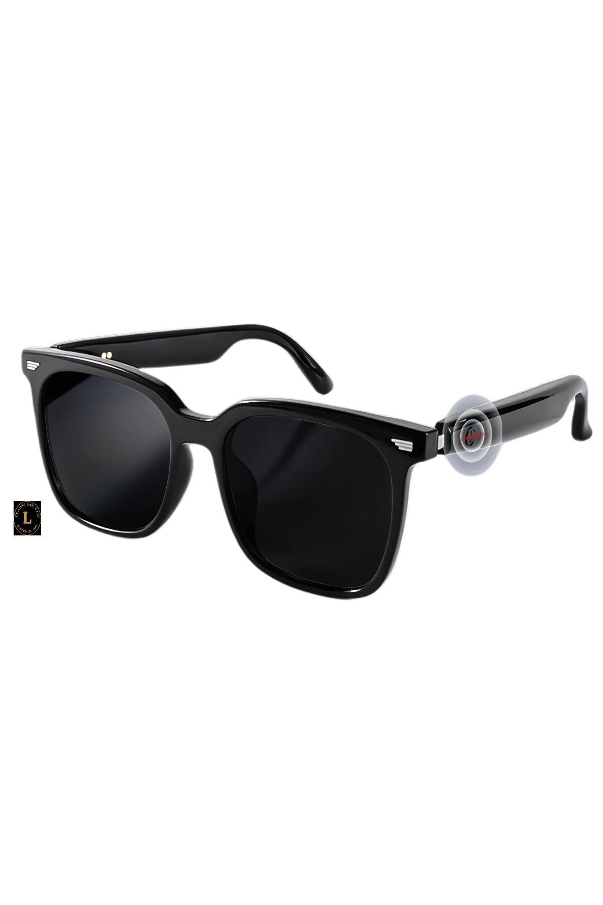 CR LUMI AND GABI-Ochelari inteligenți cu Bluetooth 5.3, lentile polarizate, sistem audio integrat, negri 7