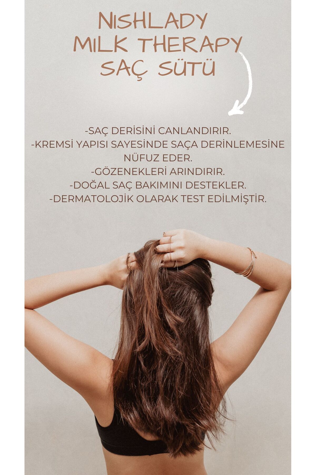 Milk Therapy Nemlendirici Saç Sütü - 12 Amino Asitli Durulanmayan Krem — sac-sutu — تصویر 3 از 5