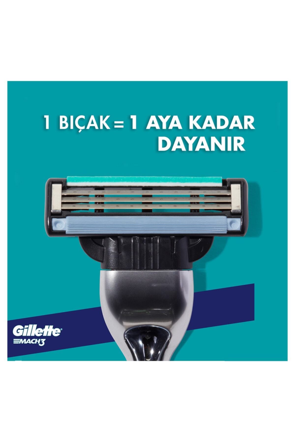 Gillette-Mach3 Replacement Shaving Blade Set of 4 4