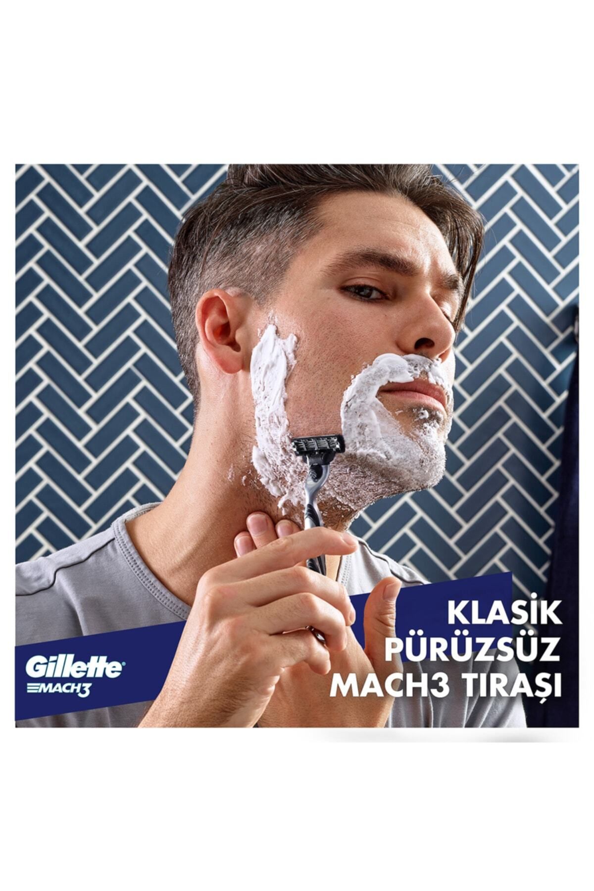 Gillette-Mach3 Replacement Shaving Blade Set of 4 6
