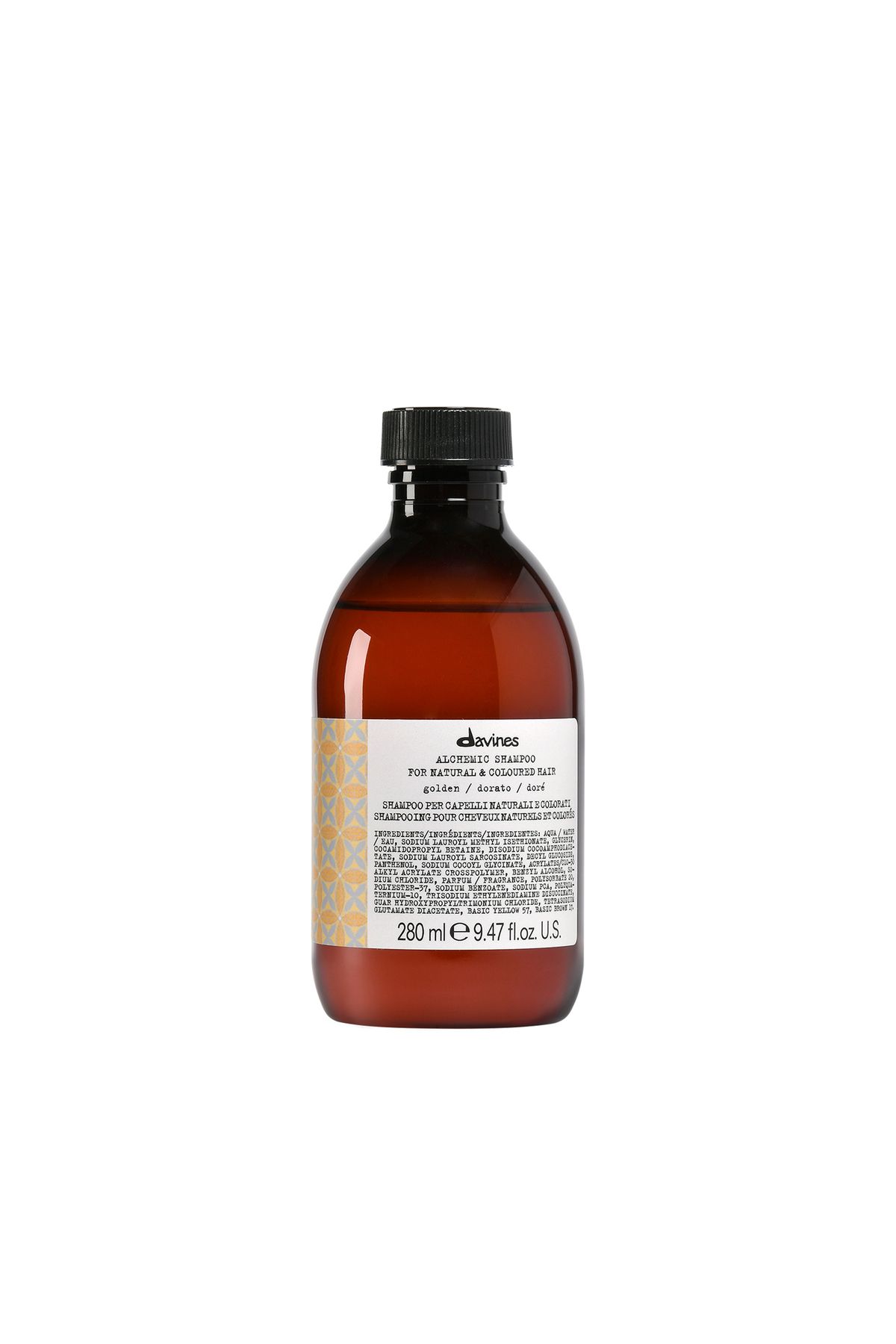 Davines-Alchemic Golden Shampoo - Shampoo with Gold Pigment Content 280 ml 1