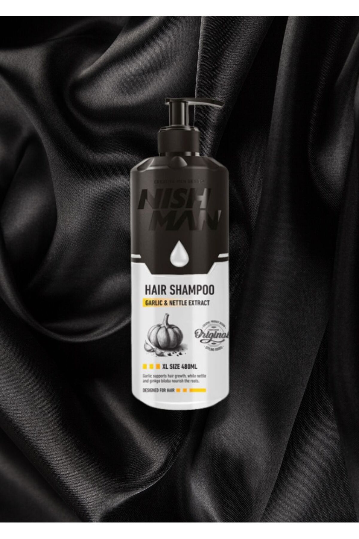 NISHMAN-Shampoo with Garlic and Isirgan Extract 480 ml 3