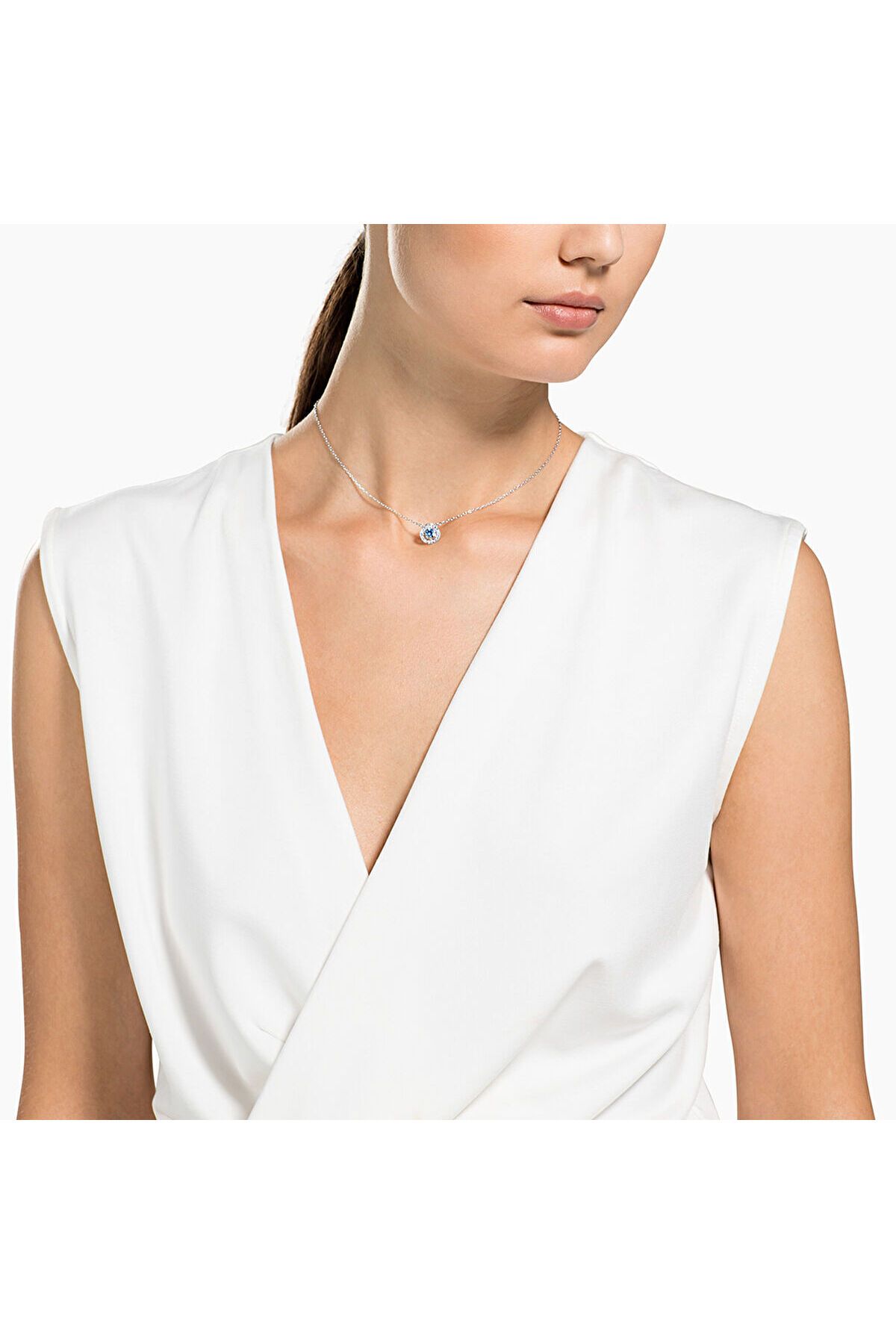 Swarovski-5279425 Sparkling Necklace - Necklace CZFU/CRY/RHS 5