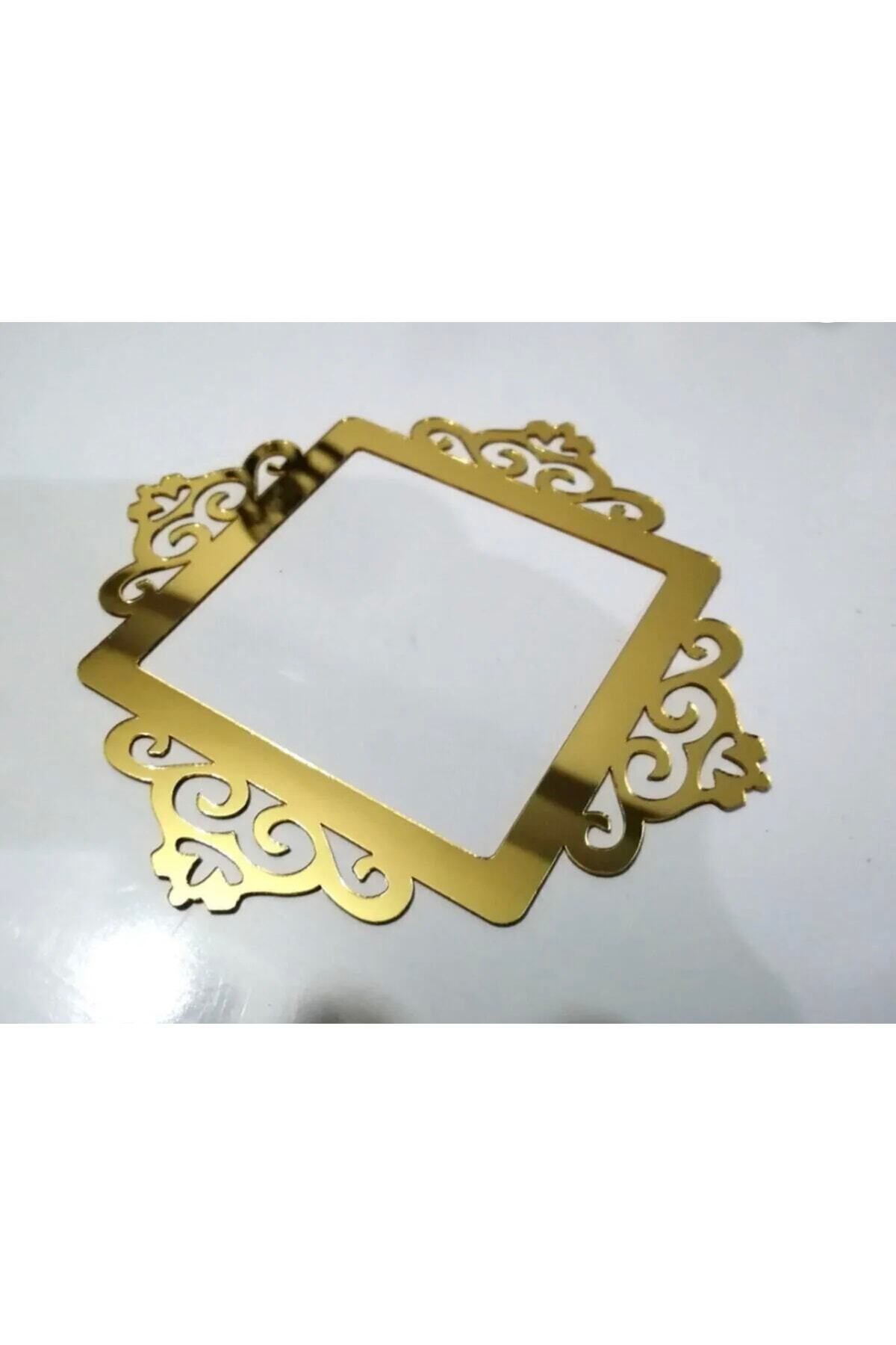Single Gold Mirrored Socket 1 Piece