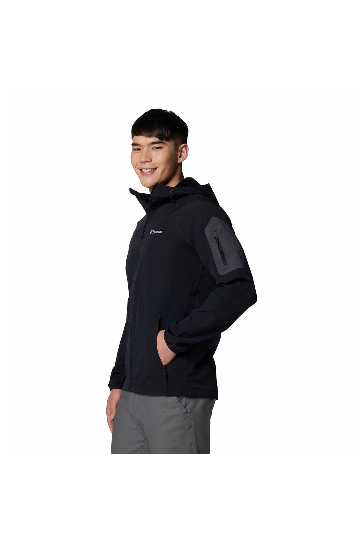 Columbia-Tall Heights II Hooded Erkek Softshell 3